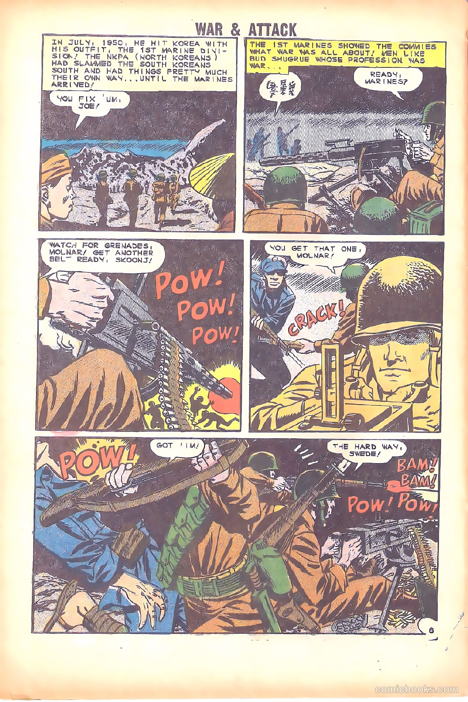 War and Attack #1 (1964) — page 28 of 36