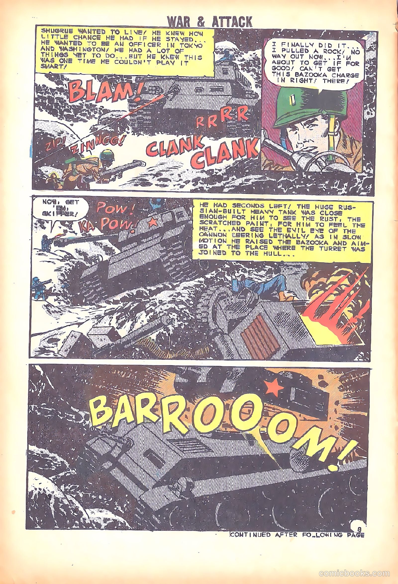 War and Attack #1 (1964) — page 30 of 36