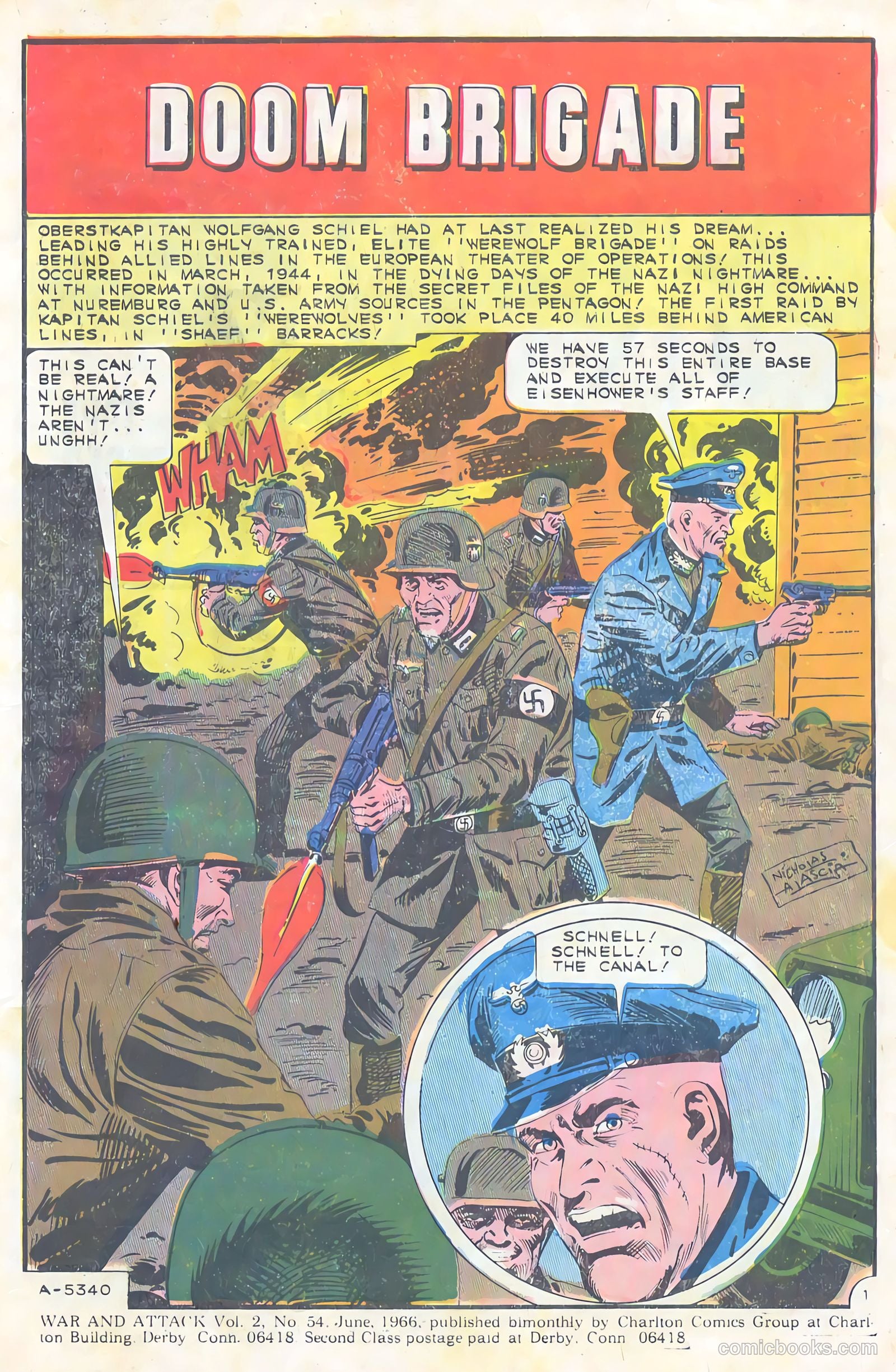 War and Attack #54 (1966) — page 3 of 36