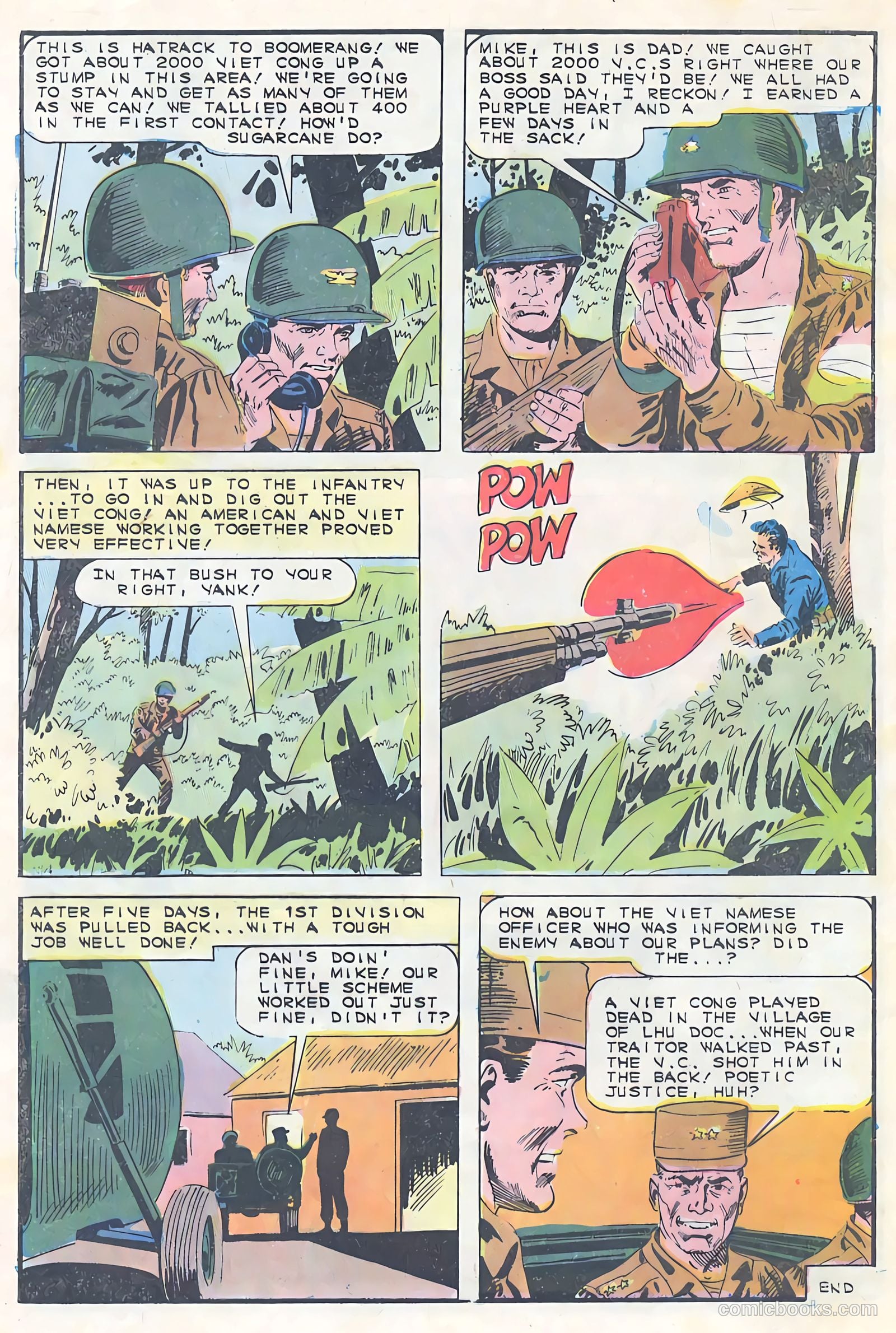 War and Attack #54 (1966) — page 32 of 36