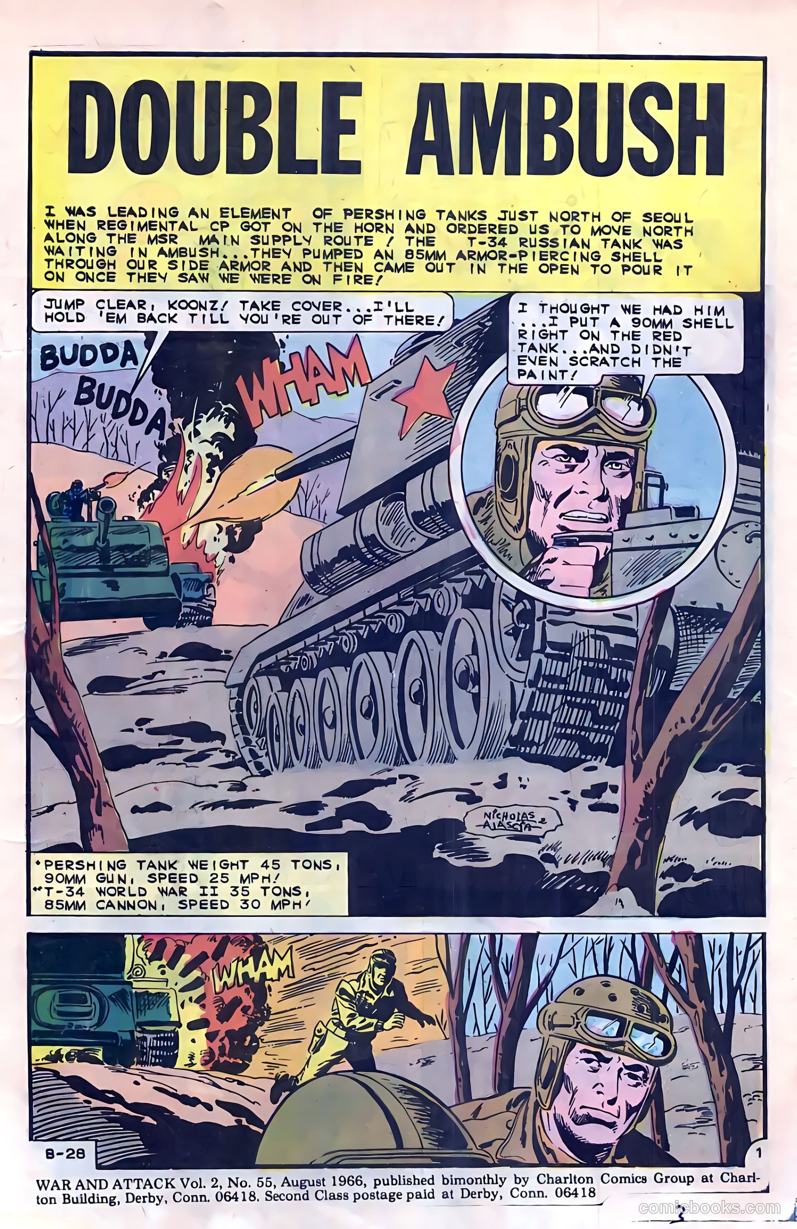 War and Attack #55 (1966) — page 3 of 36