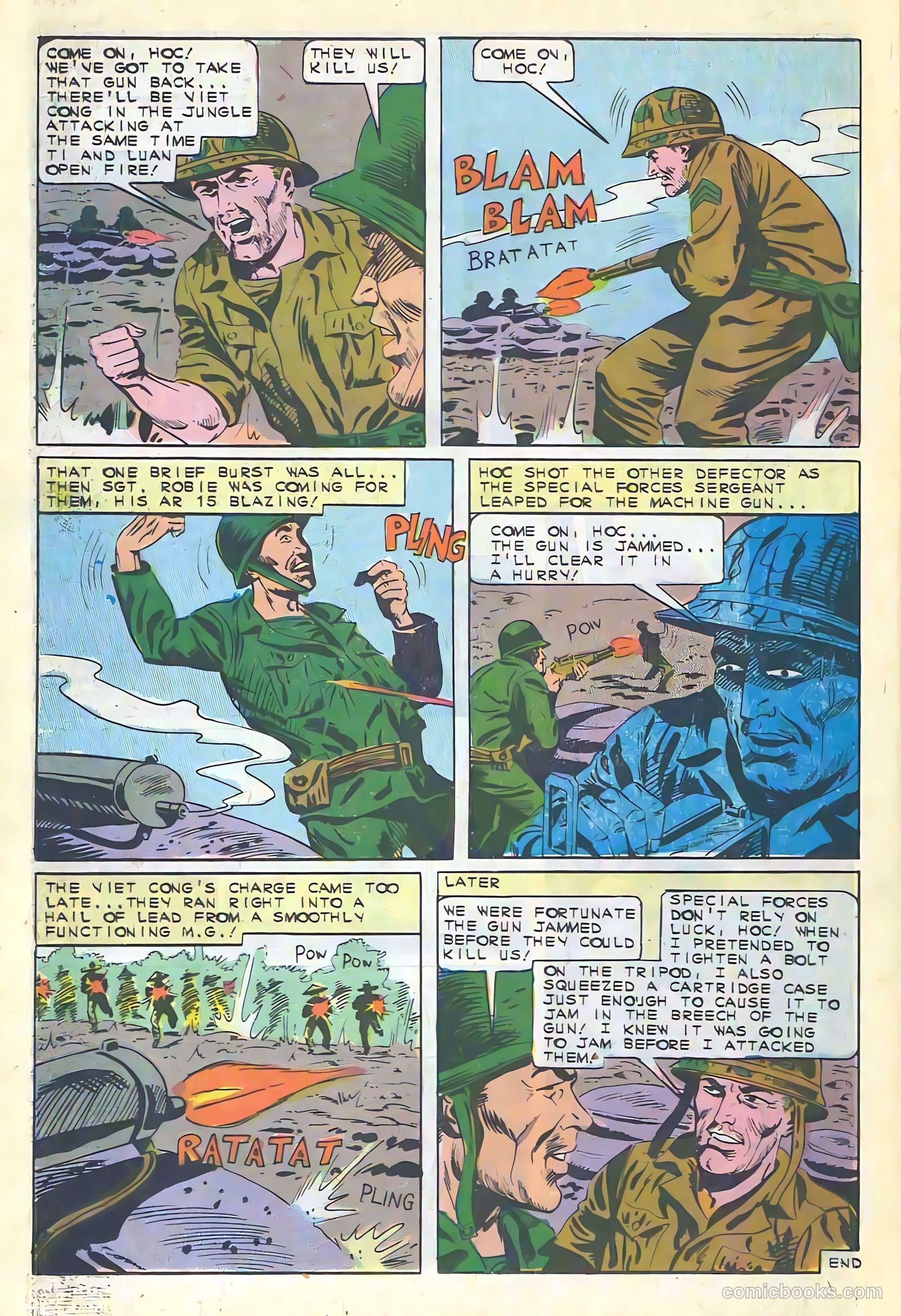 War and Attack #56 (1966) — page 22 of 36