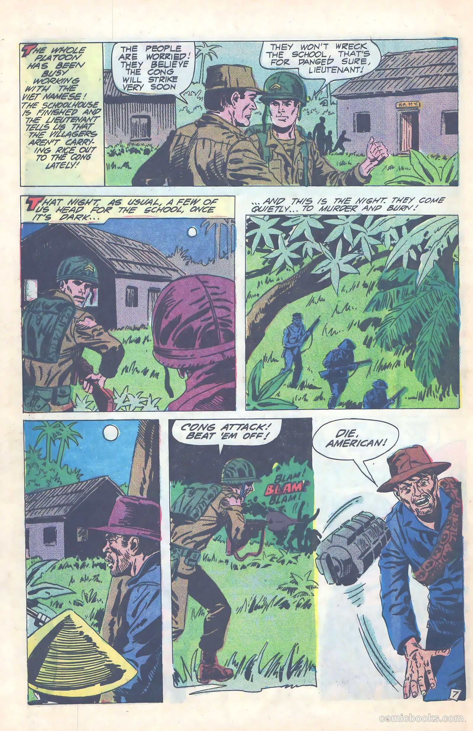 War and Attack #57 (1966) — page 32 of 36