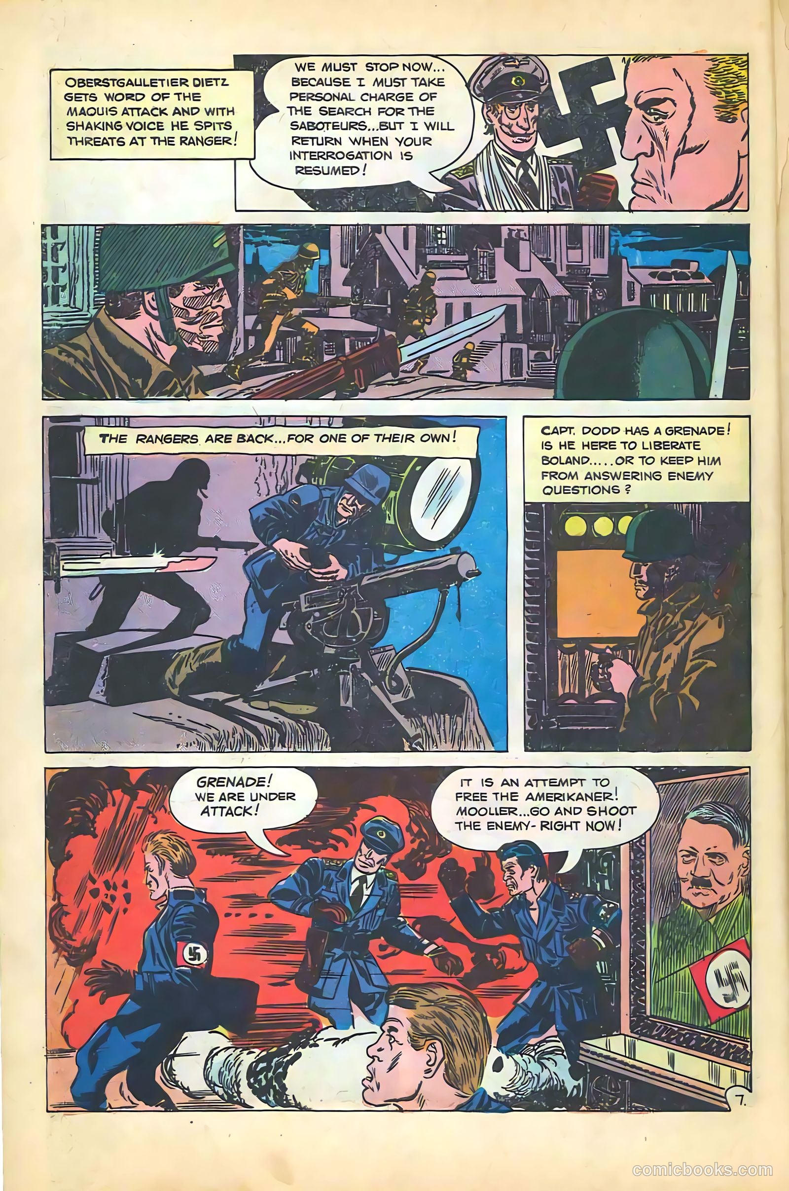 War and Attack #58 (1967) — page 32 of 36