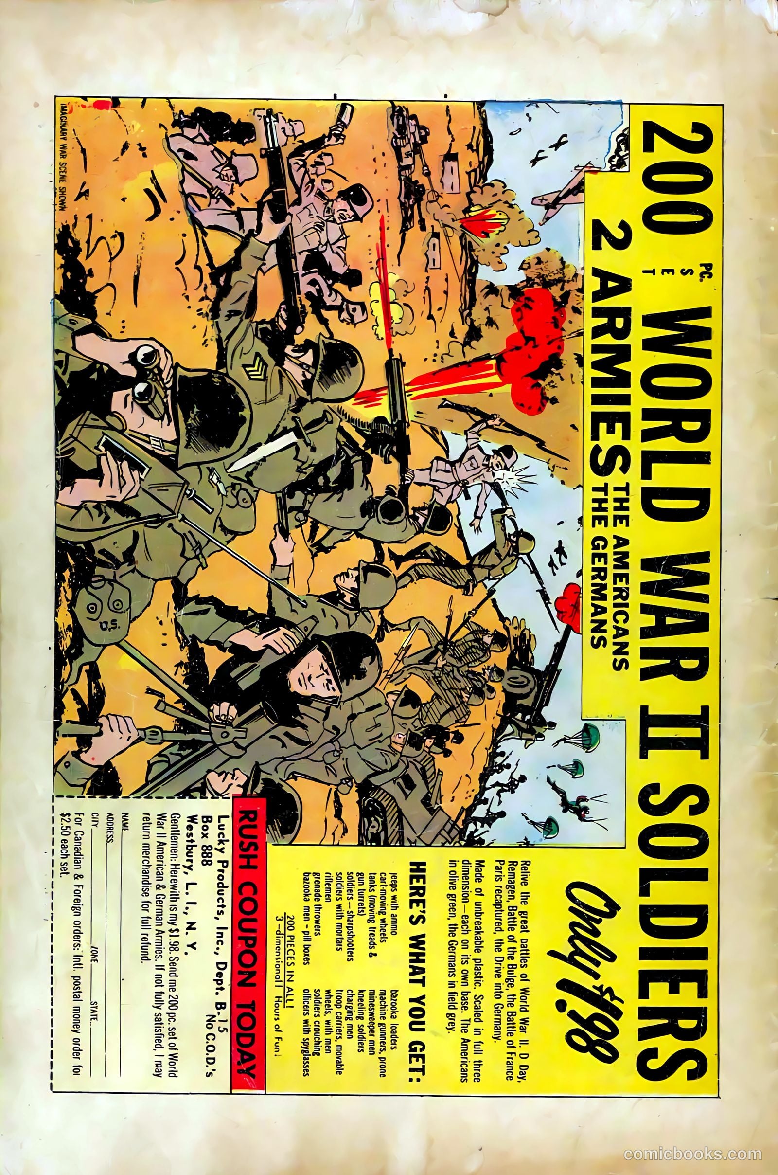 War and Attack #58 (1967) — page 36 of 36