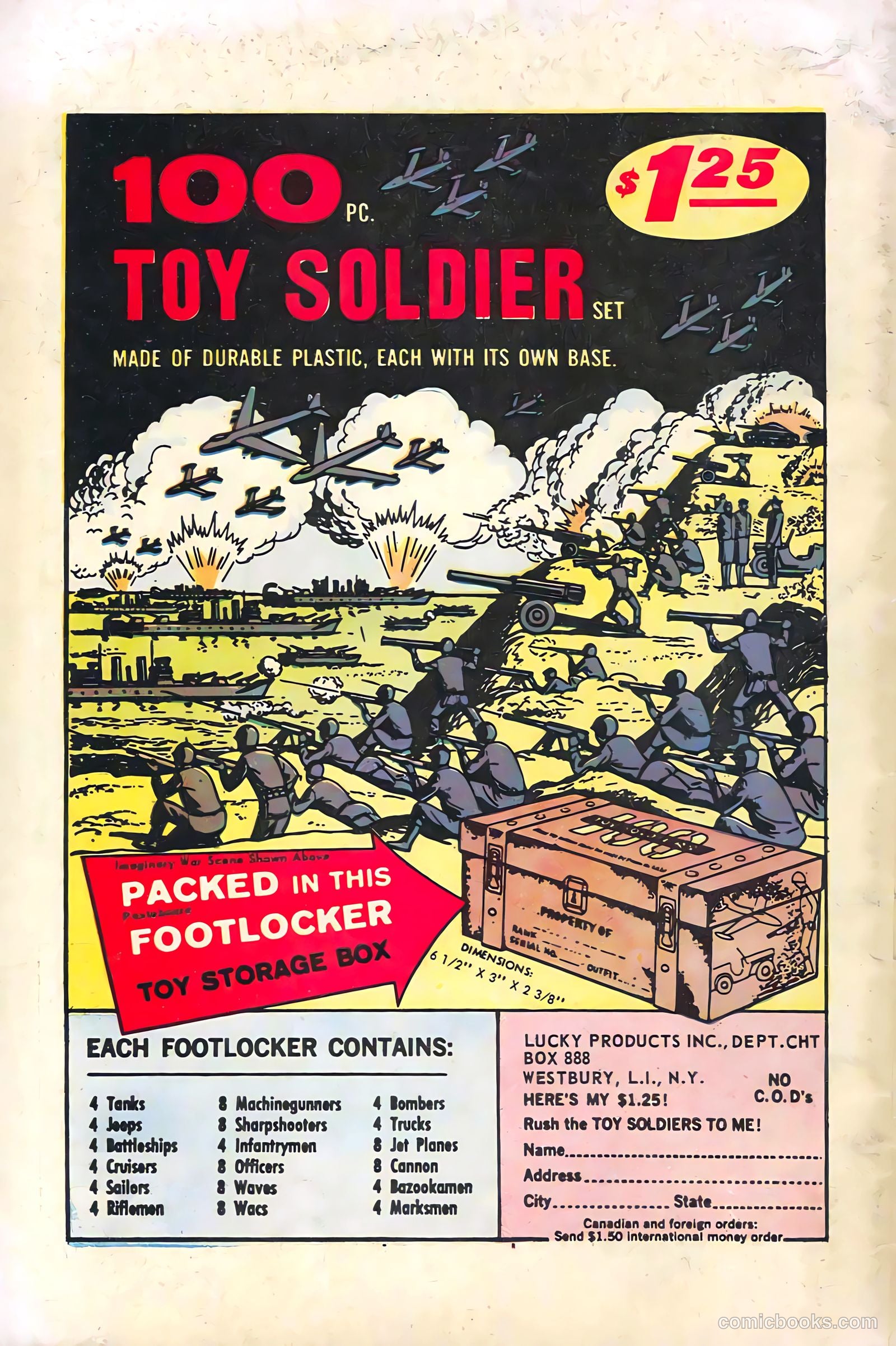 War and Attack #59 (1967) — page 36 of 36