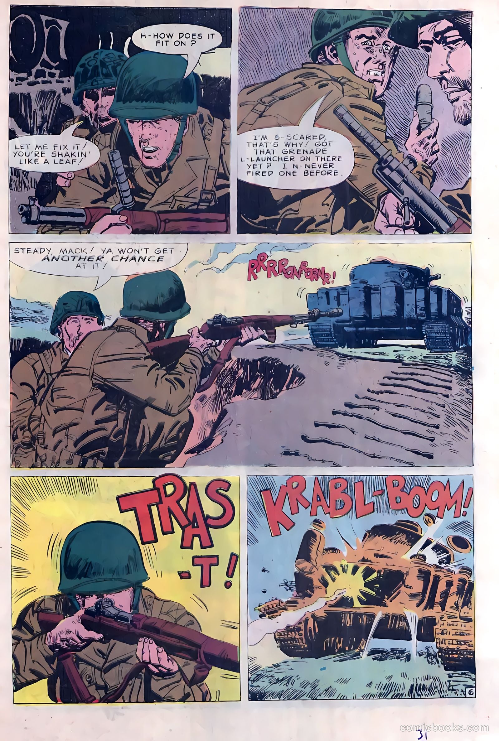 War and Attack #60 (1967) — page 31 of 36