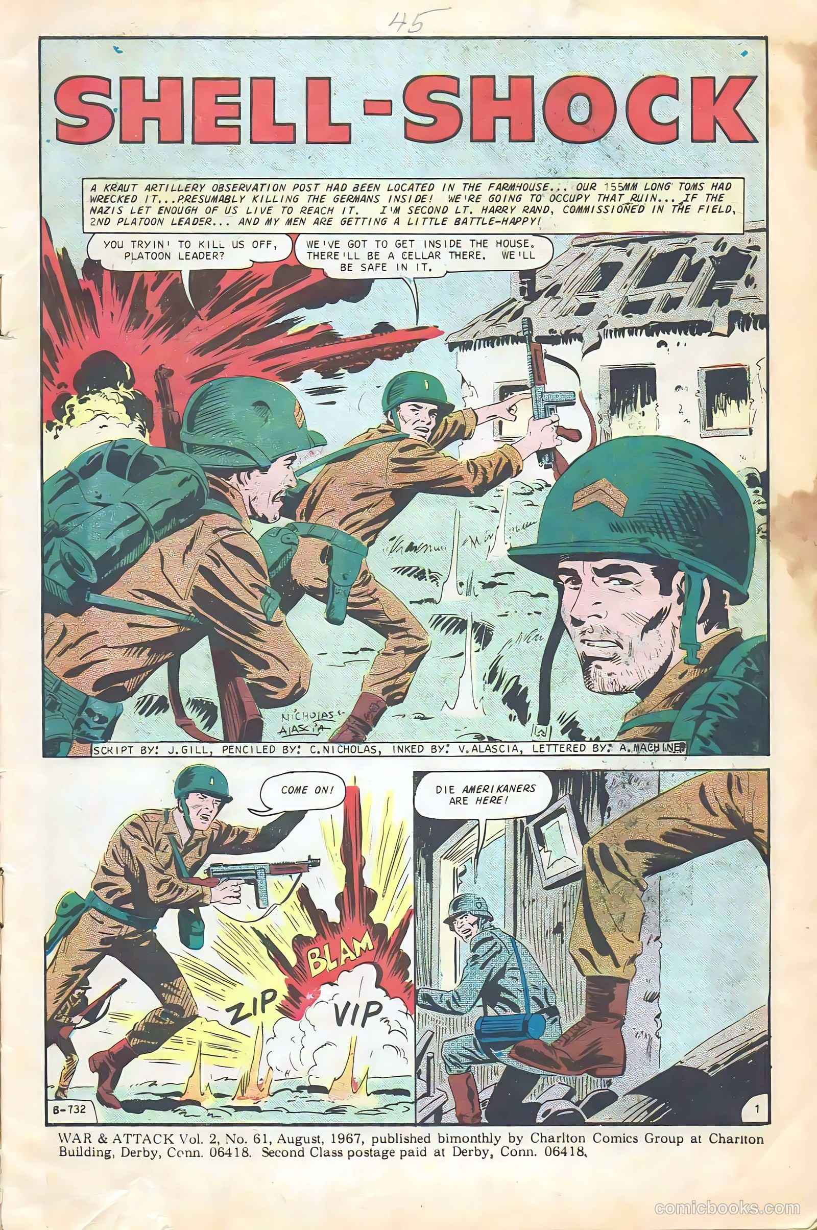War and Attack #61 (1967) — page 3 of 36