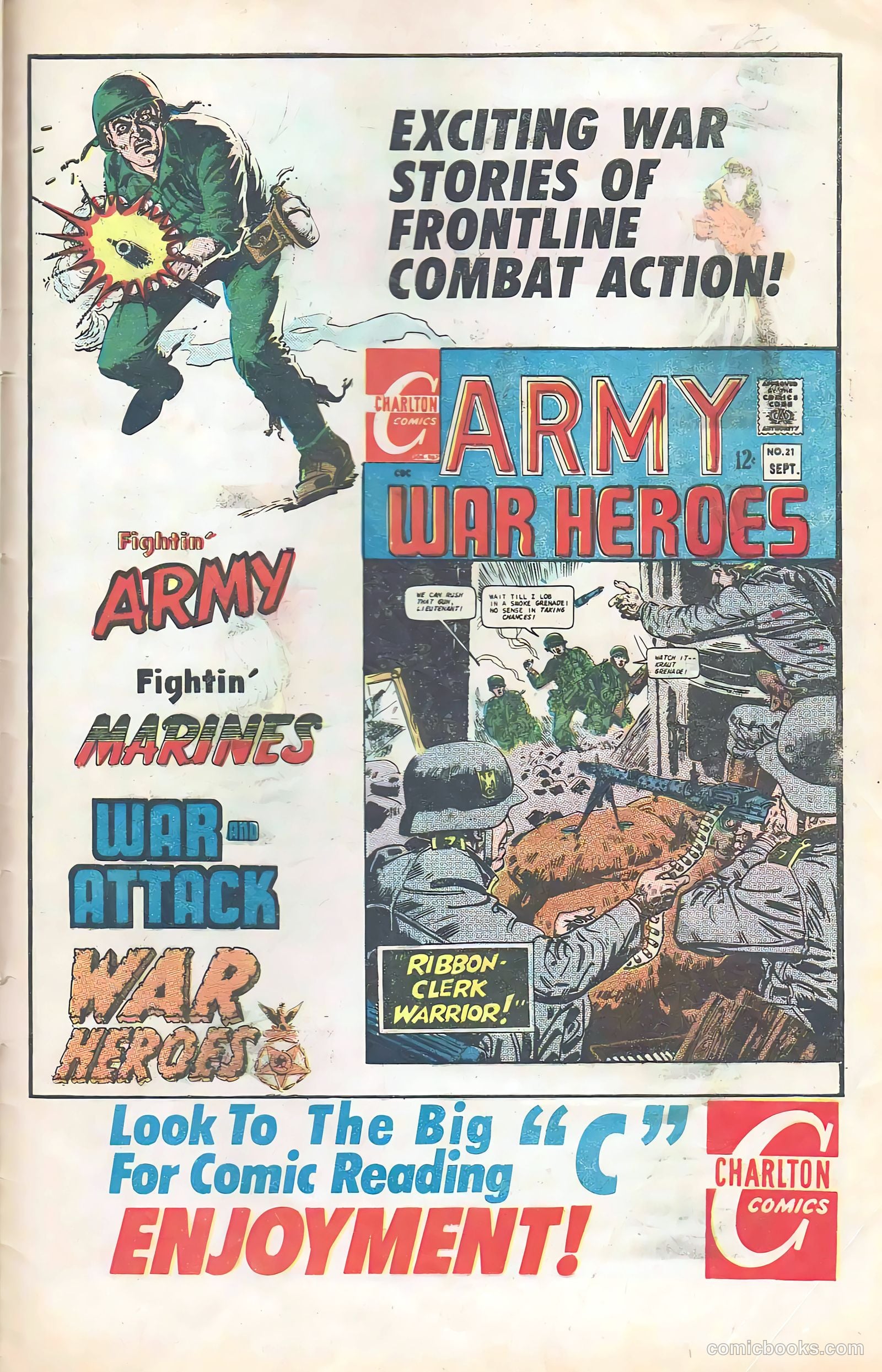 War and Attack #61 (1967) — page 33 of 36