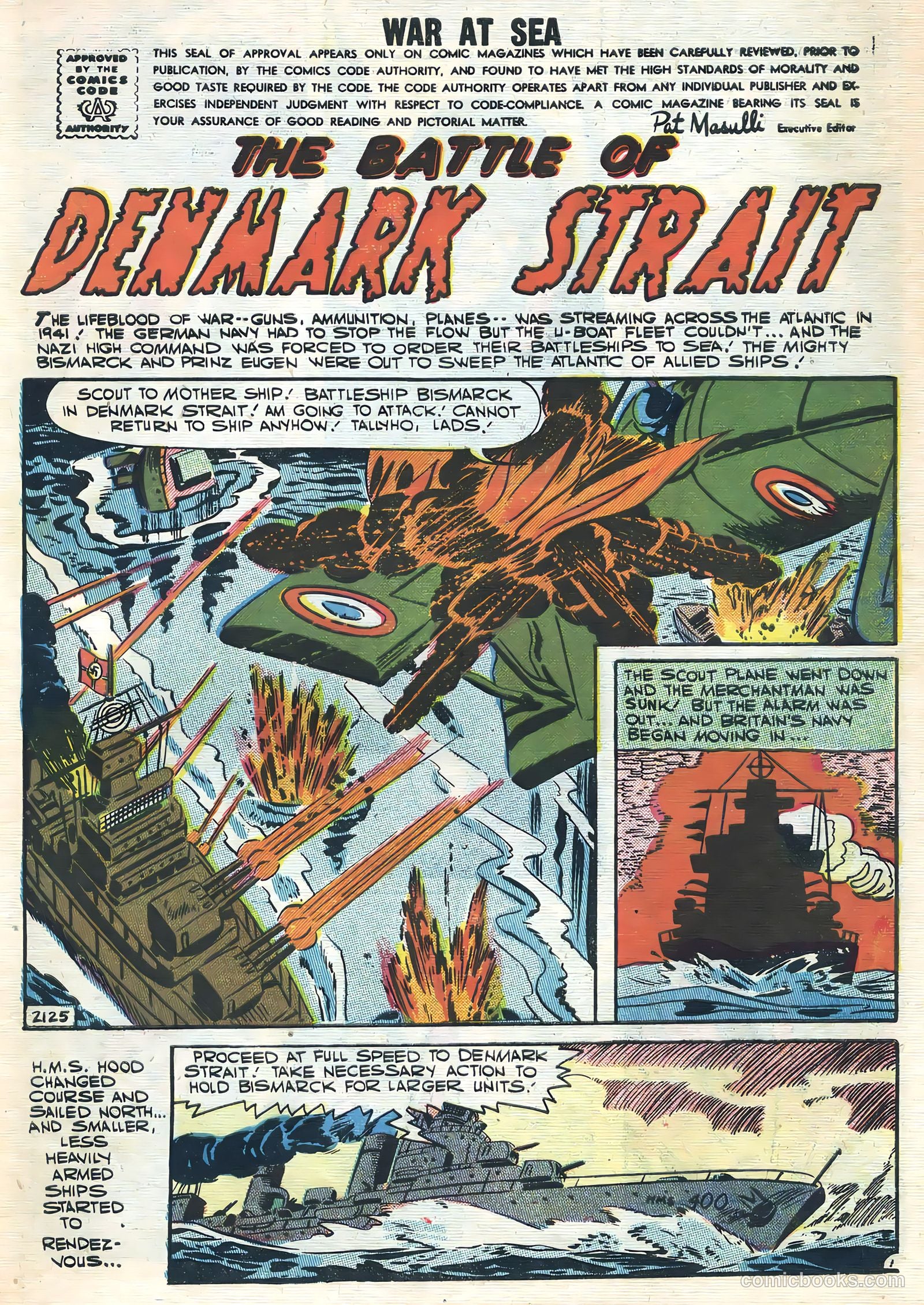 War at Sea #22 (1957) — page 3 of 36