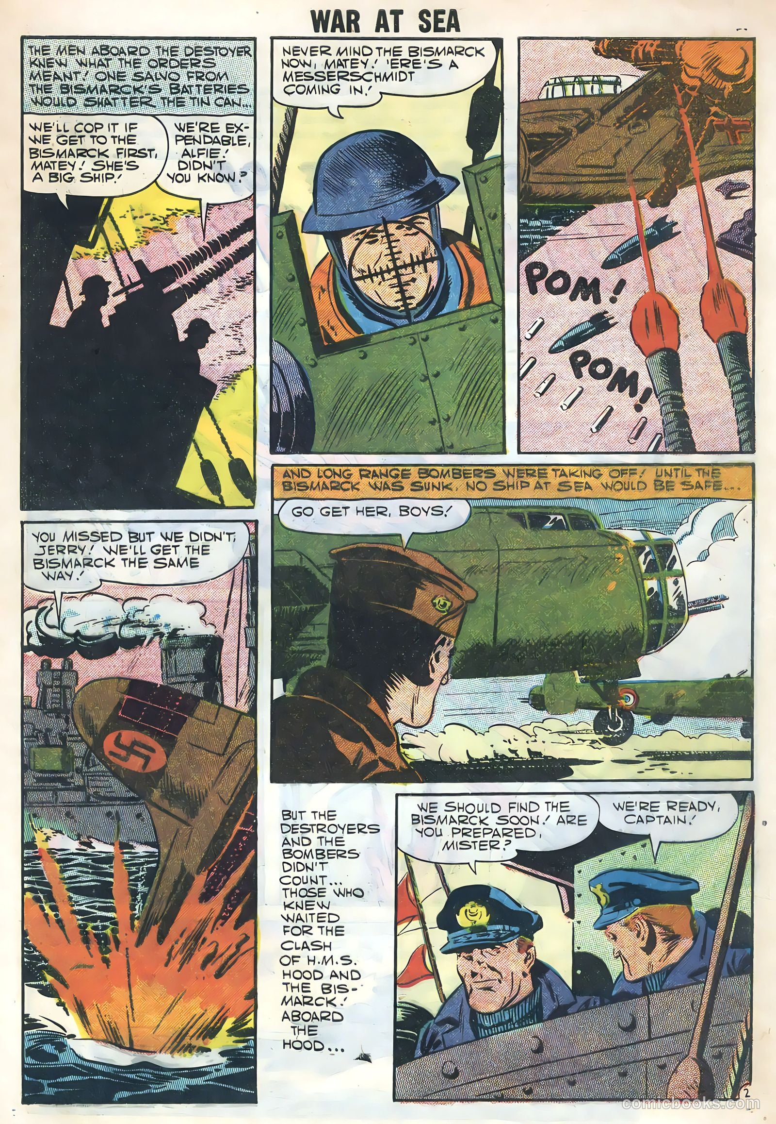 War at Sea #22 (1957) — page 4 of 36