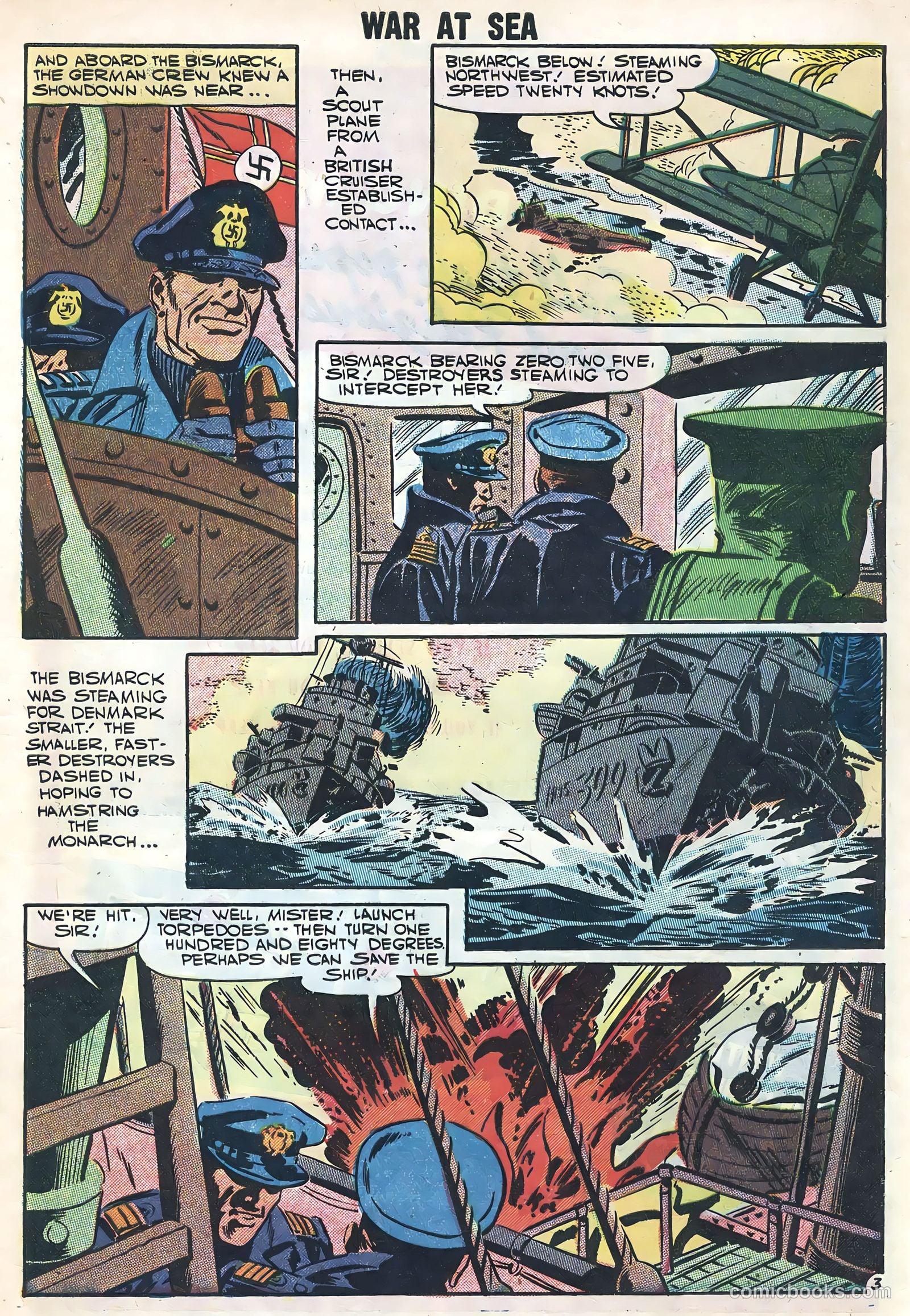 War at Sea #22 (1957) — page 5 of 36