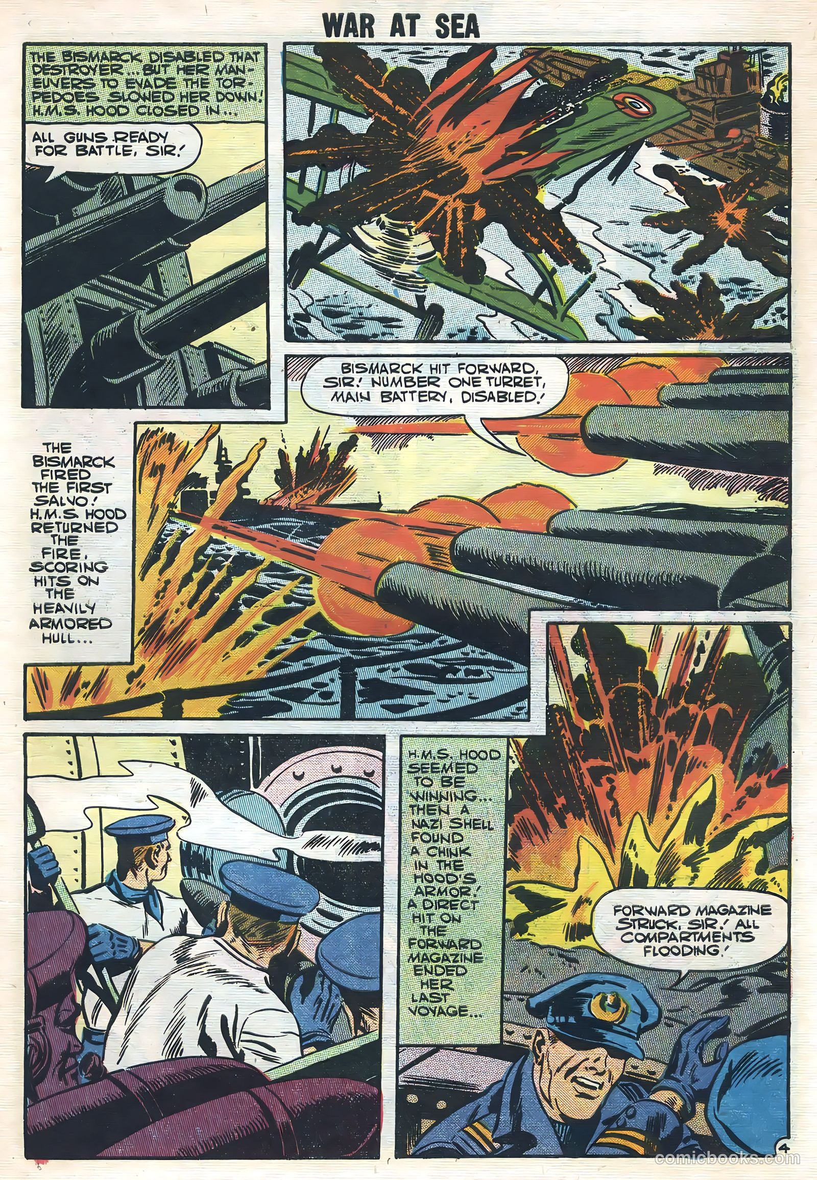 War at Sea #22 (1957) — page 7 of 36