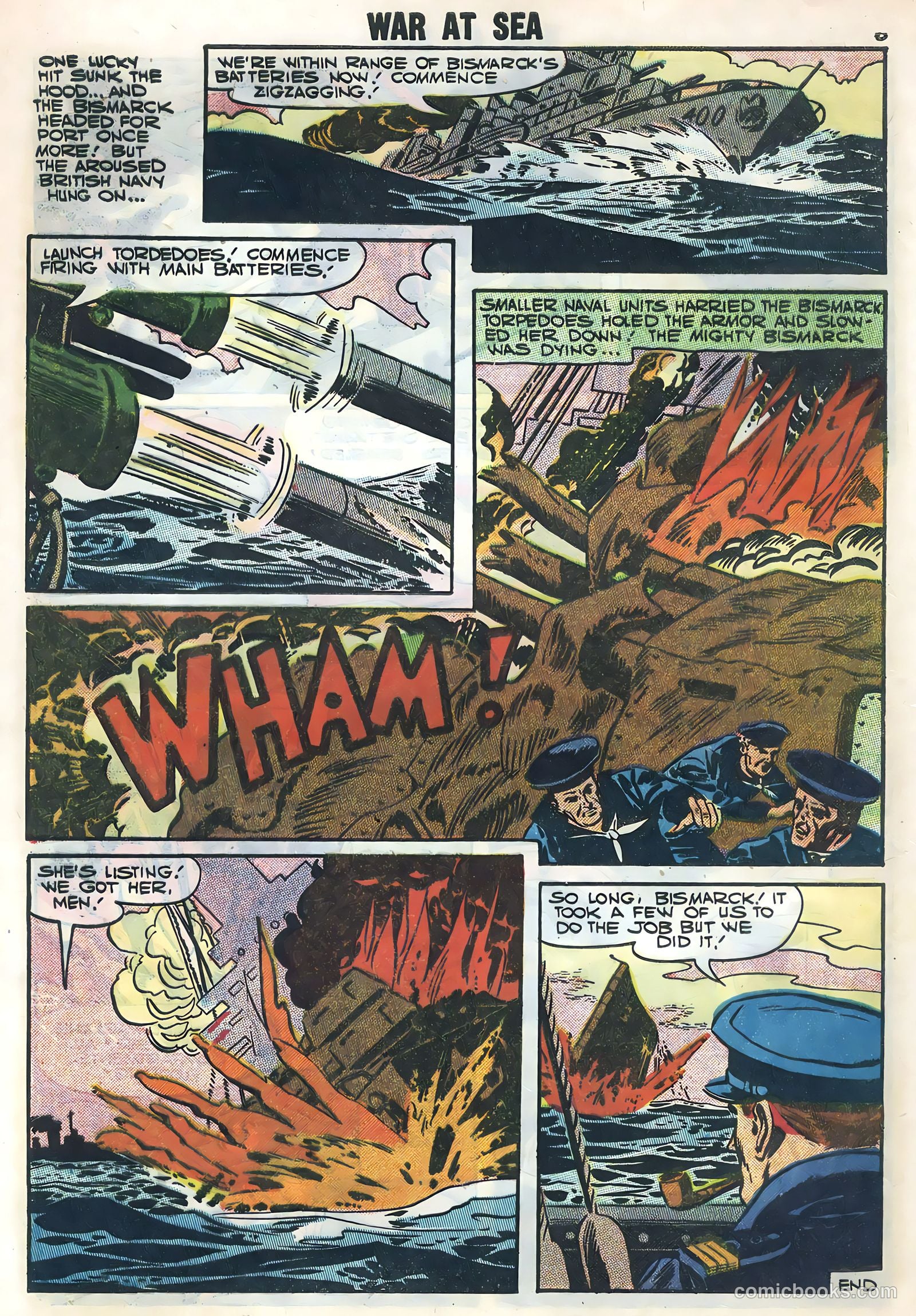 War at Sea #22 (1957) — page 8 of 36