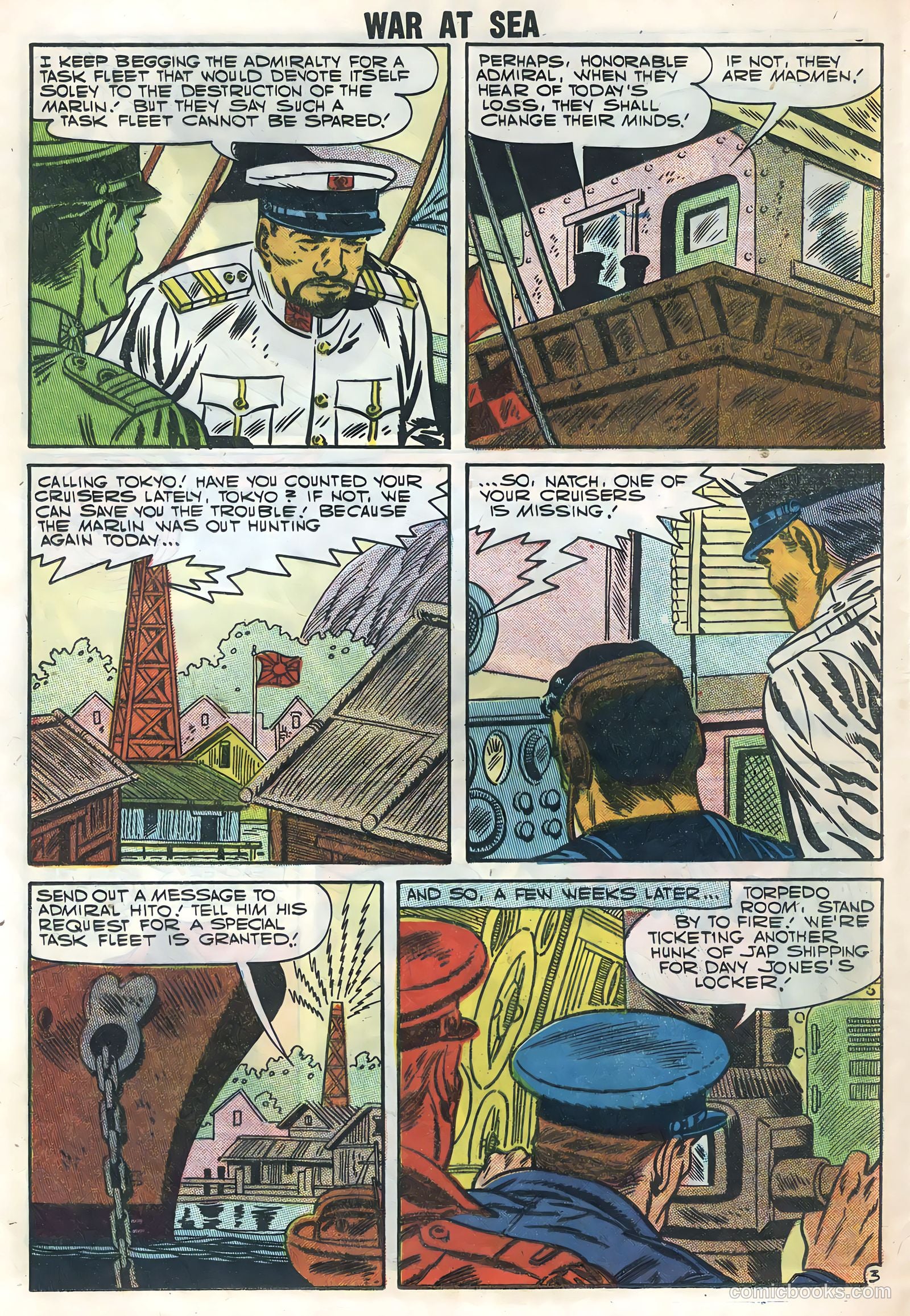 War at Sea #22 (1957) — page 20 of 36