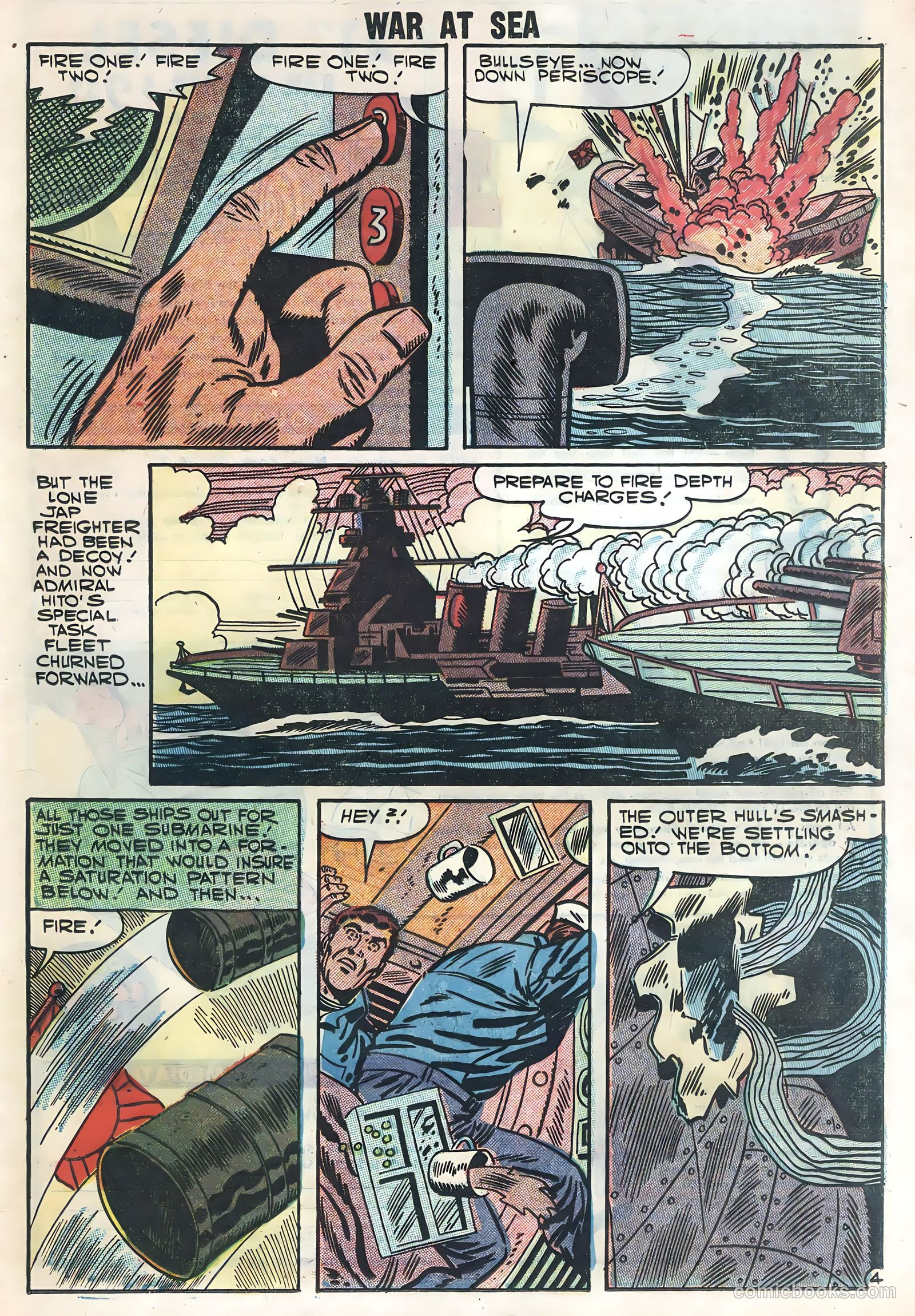 War at Sea #22 (1957) — page 21 of 36