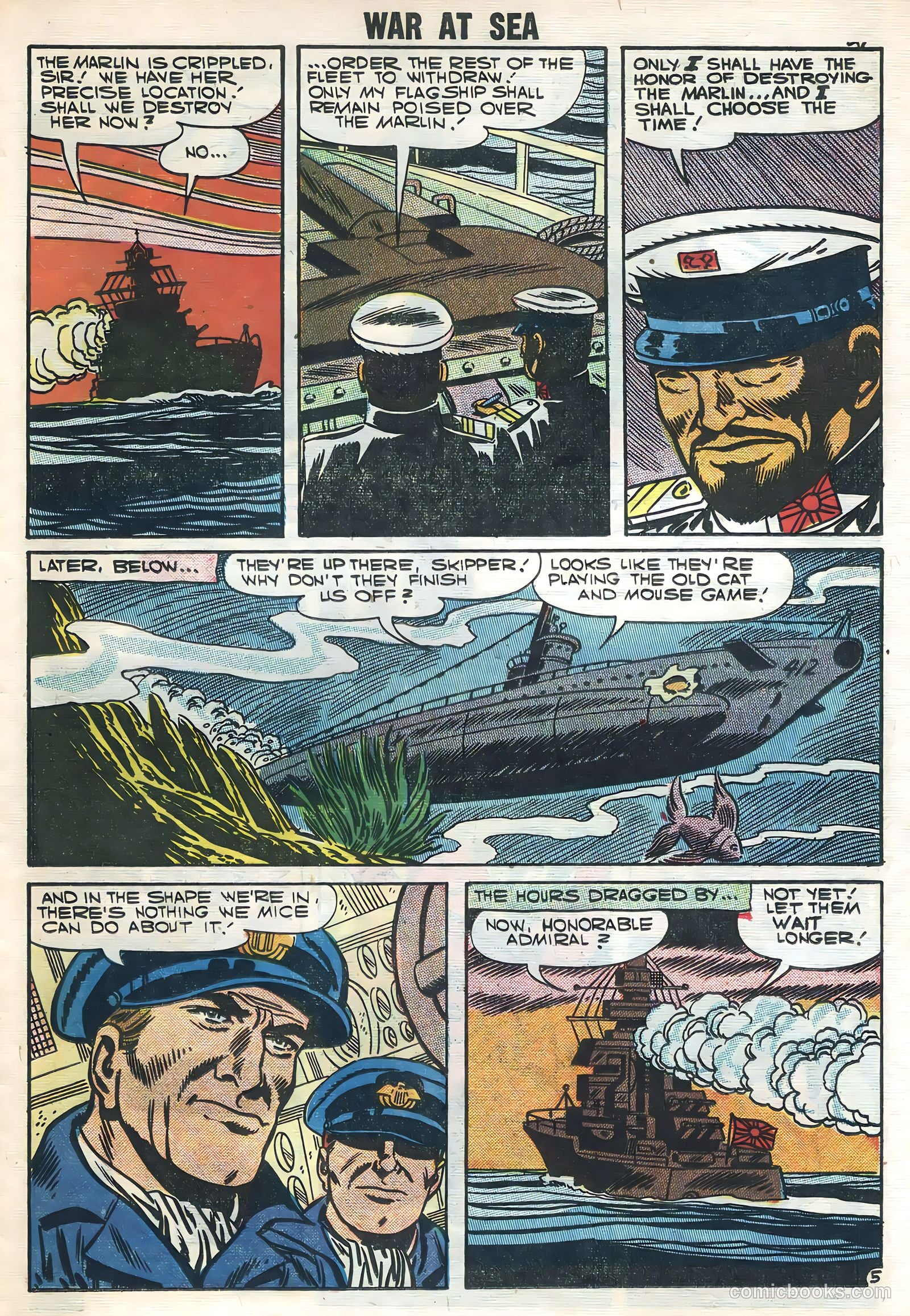 War at Sea #22 (1957) — page 23 of 36