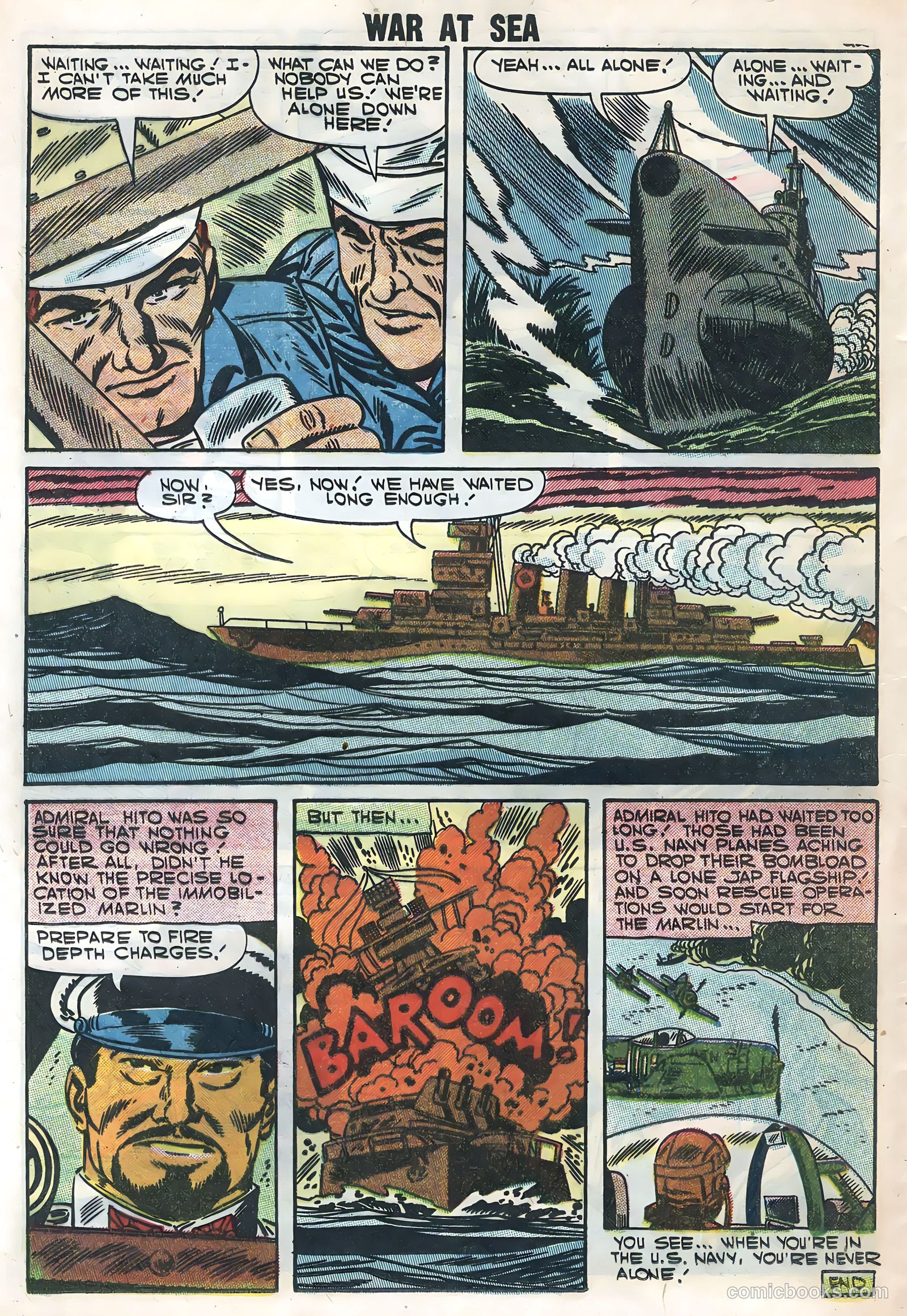 War at Sea #22 (1957) — page 24 of 36