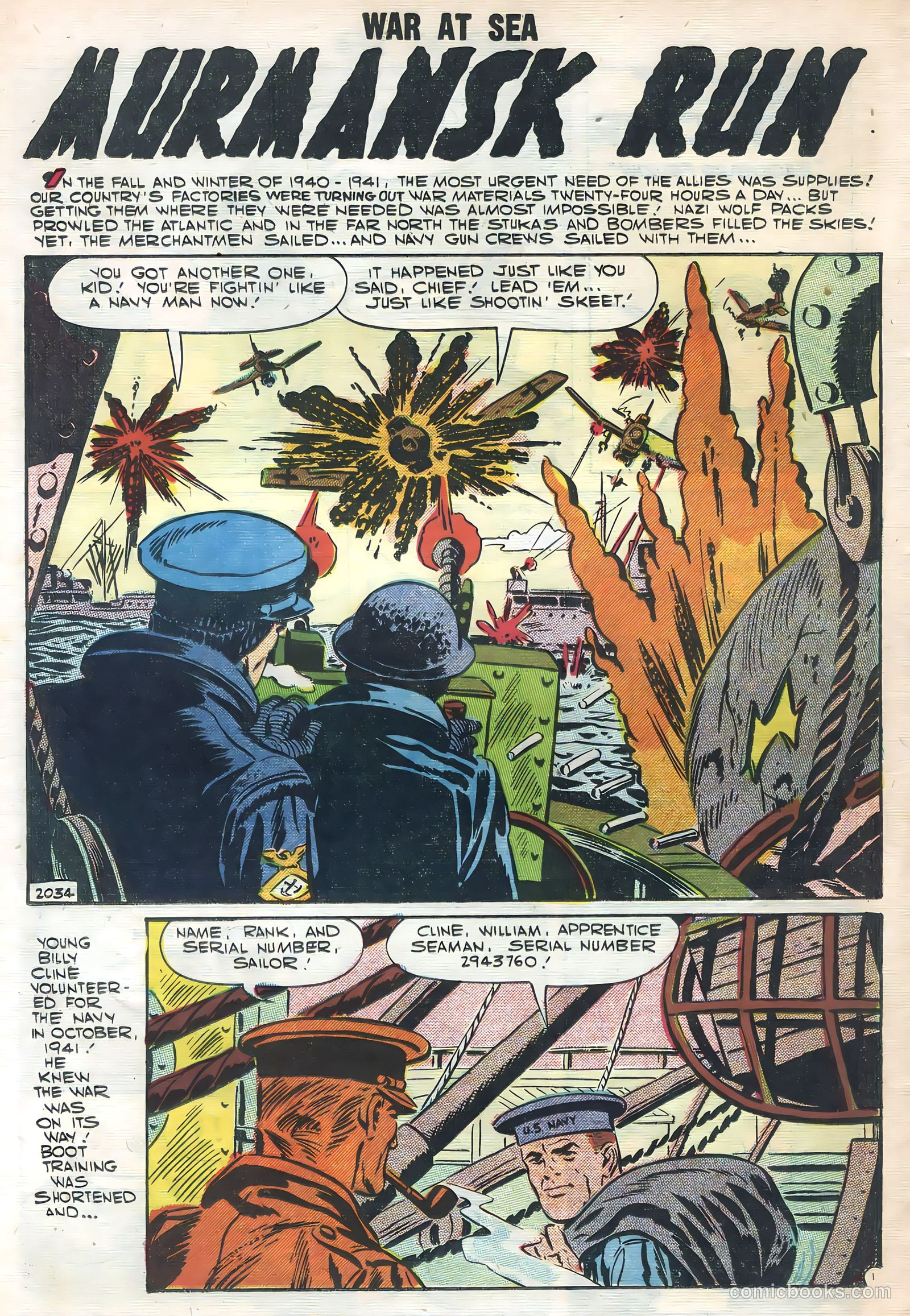 War at Sea #22 (1957) — page 26 of 36