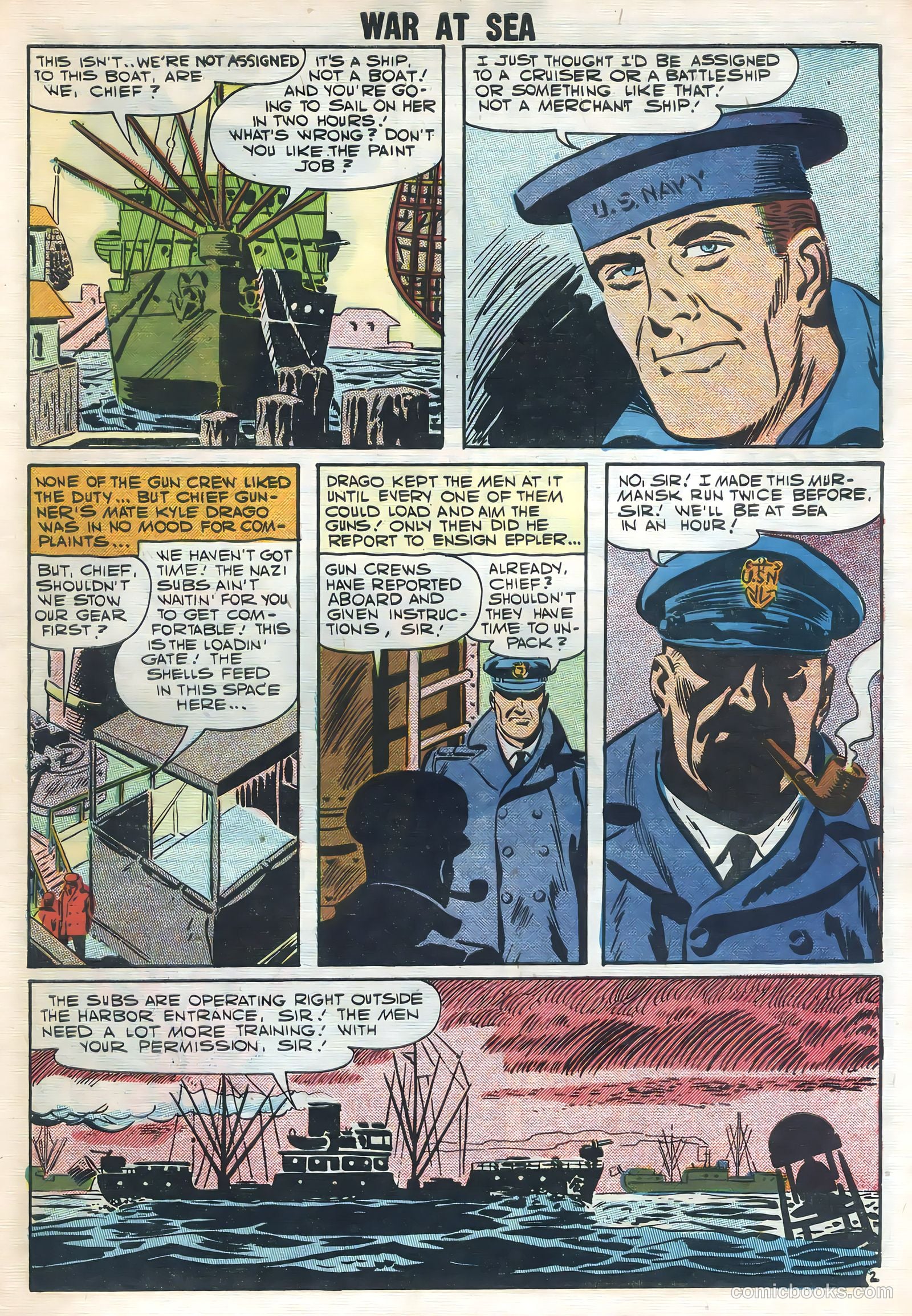 War at Sea #22 (1957) — page 27 of 36