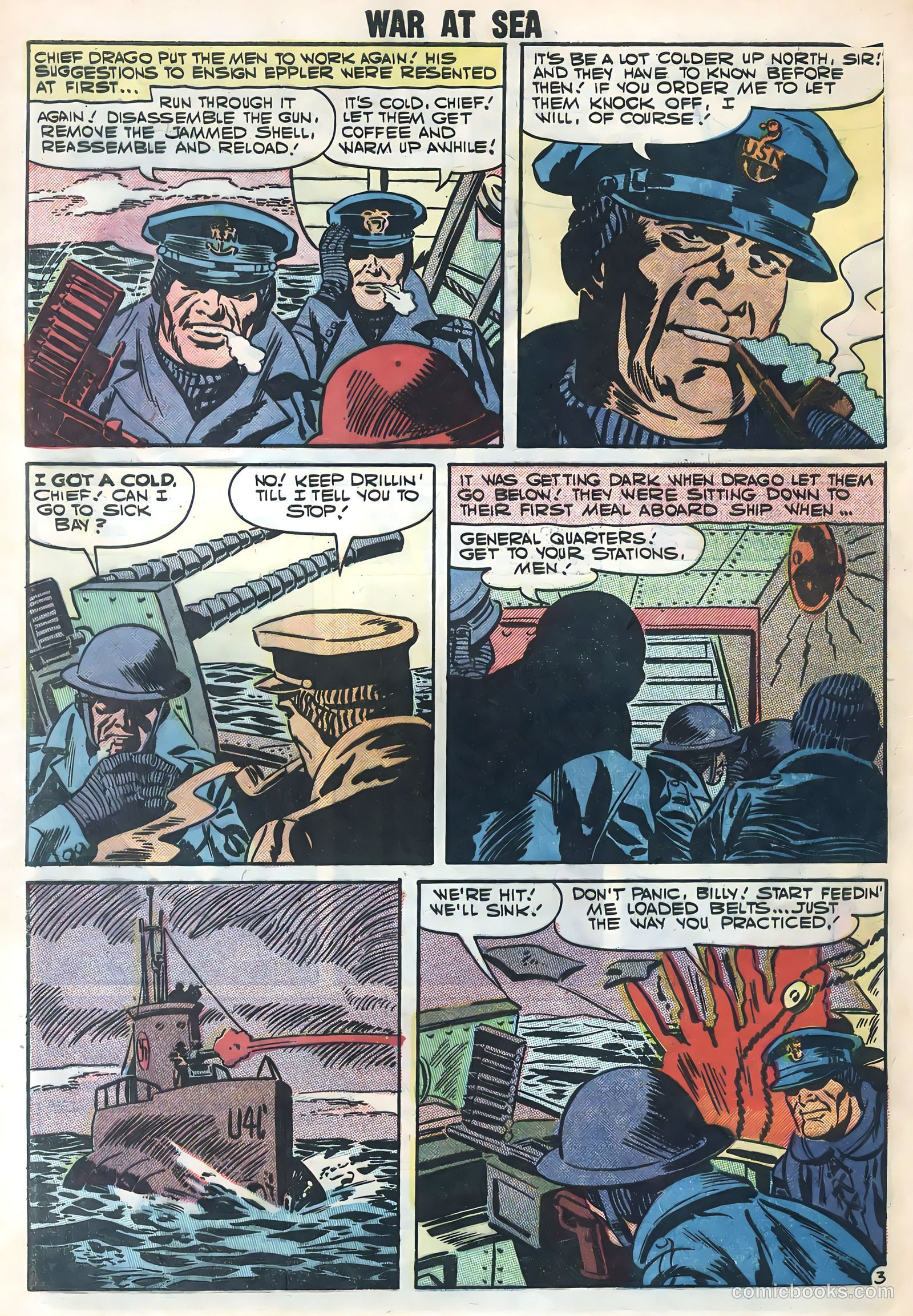 War at Sea #22 (1957) — page 28 of 36