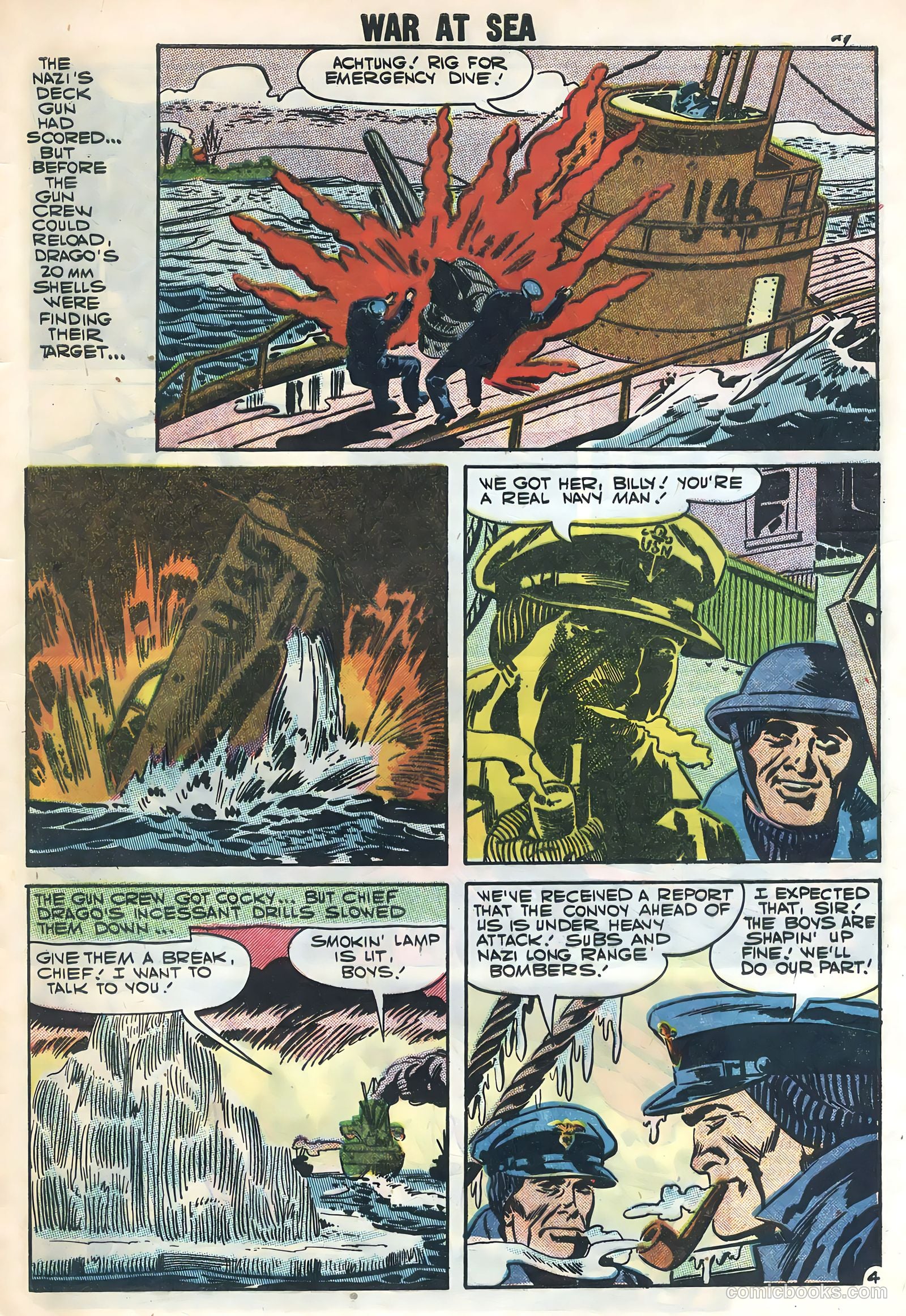War at Sea #22 (1957) — page 29 of 36