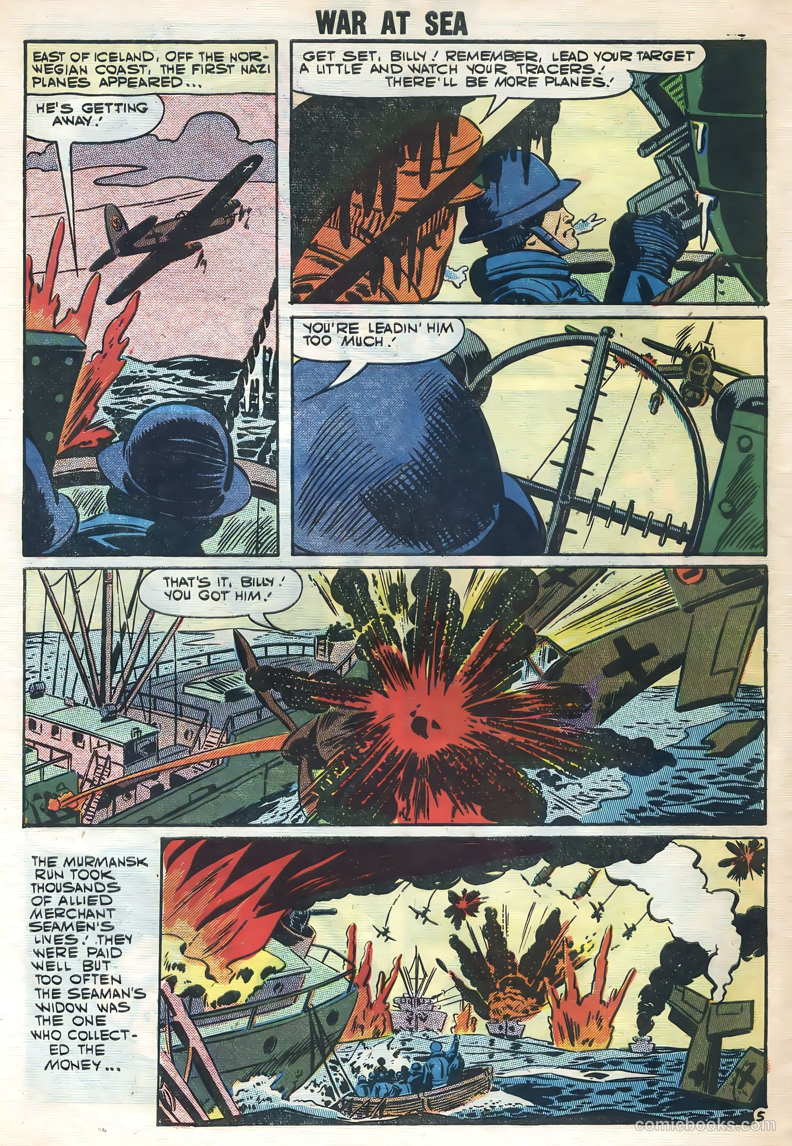War at Sea #22 (1957) — page 30 of 36