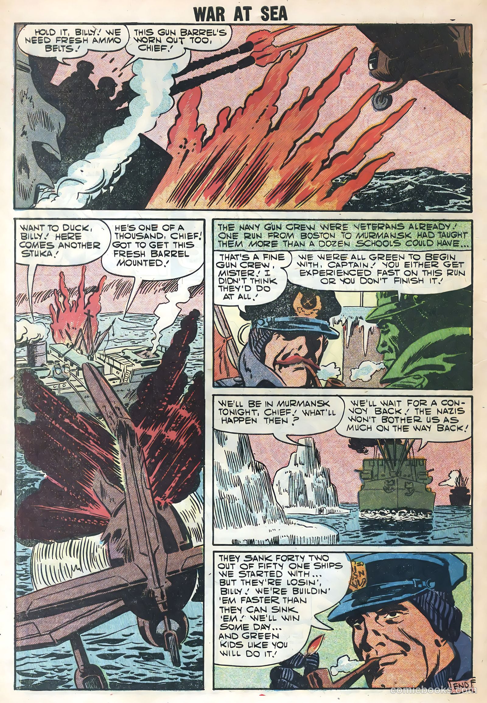 War at Sea #22 (1957) — page 32 of 36
