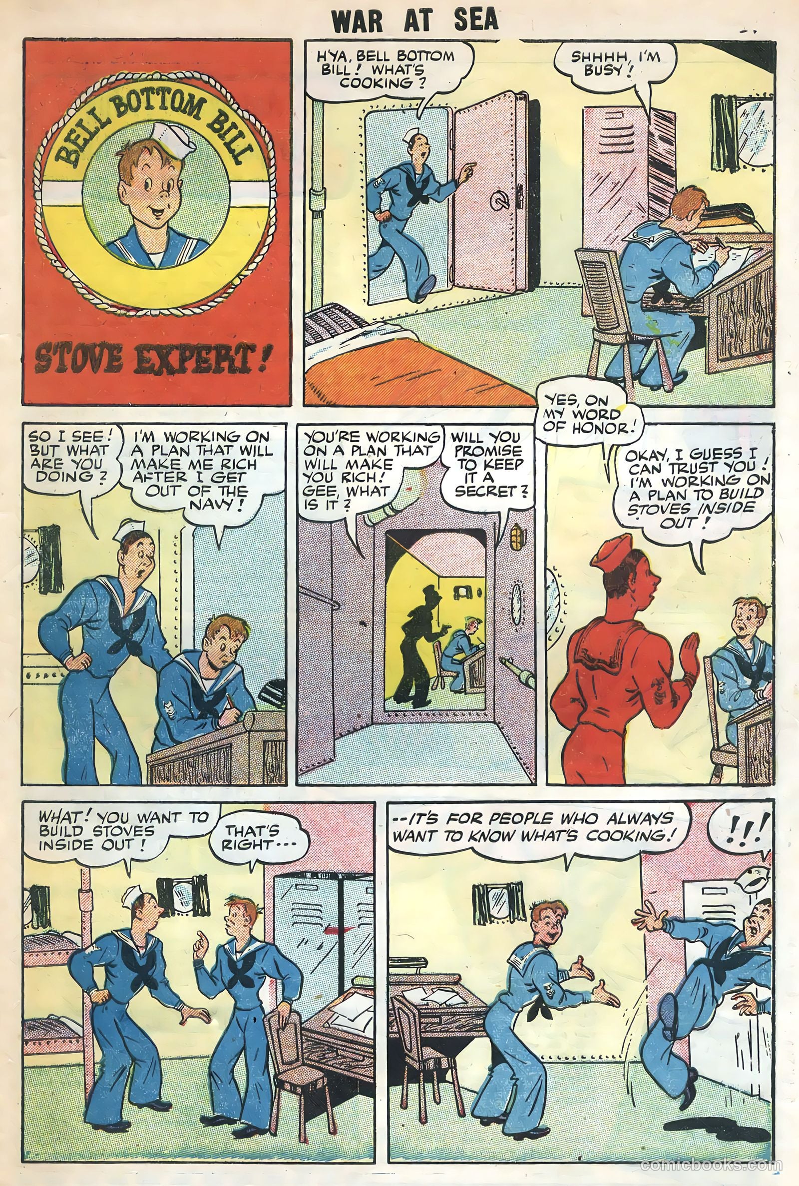 War at Sea #22 (1957) — page 33 of 36