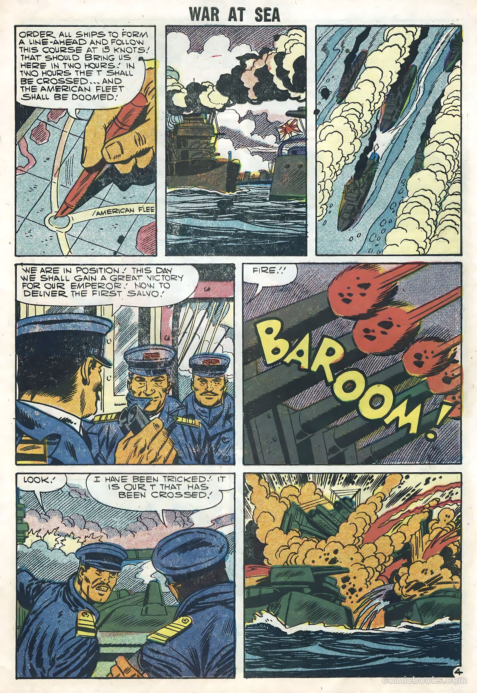 War at Sea #23 (1957) — page 7 of 36