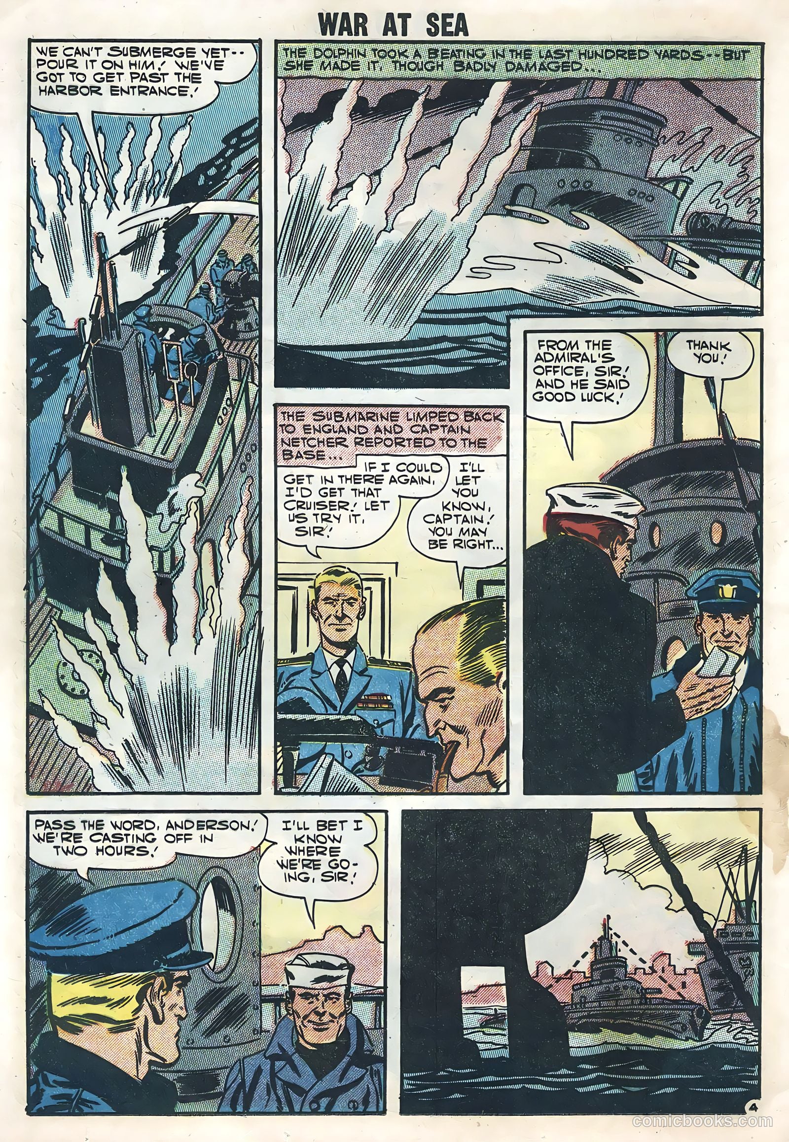 War at Sea #23 (1957) — page 12 of 36