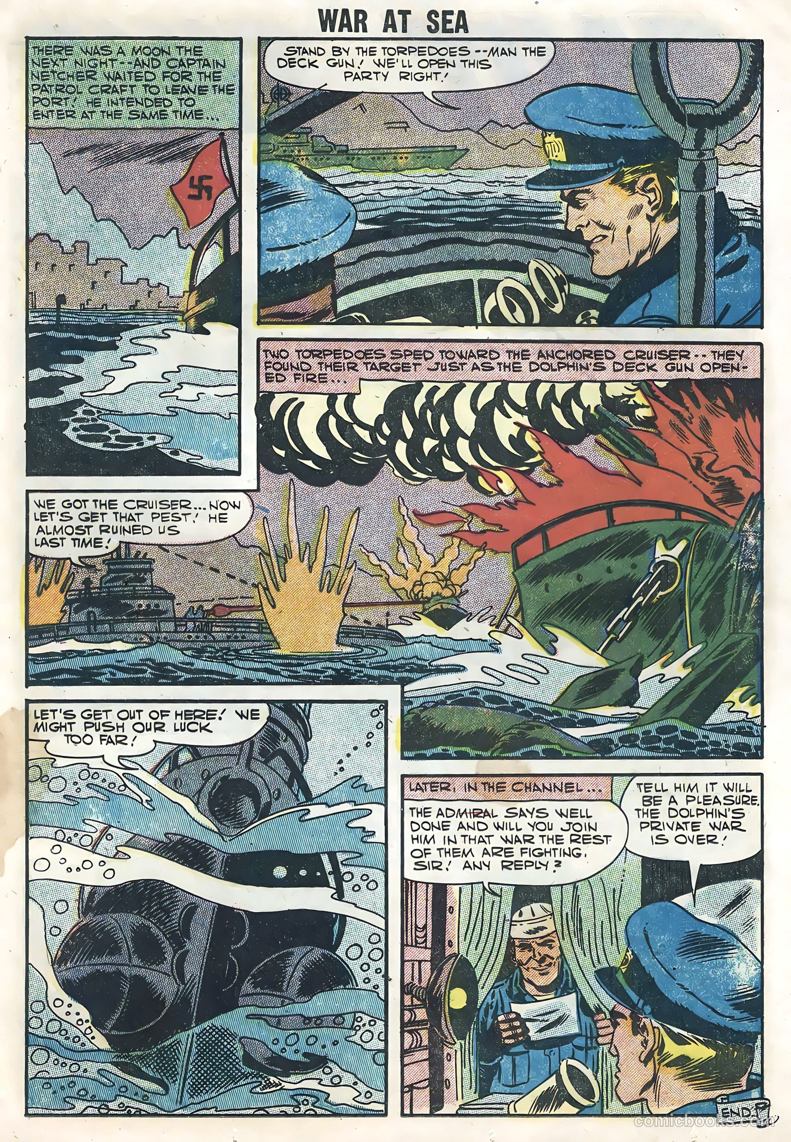 War at Sea #23 (1957) — page 13 of 36