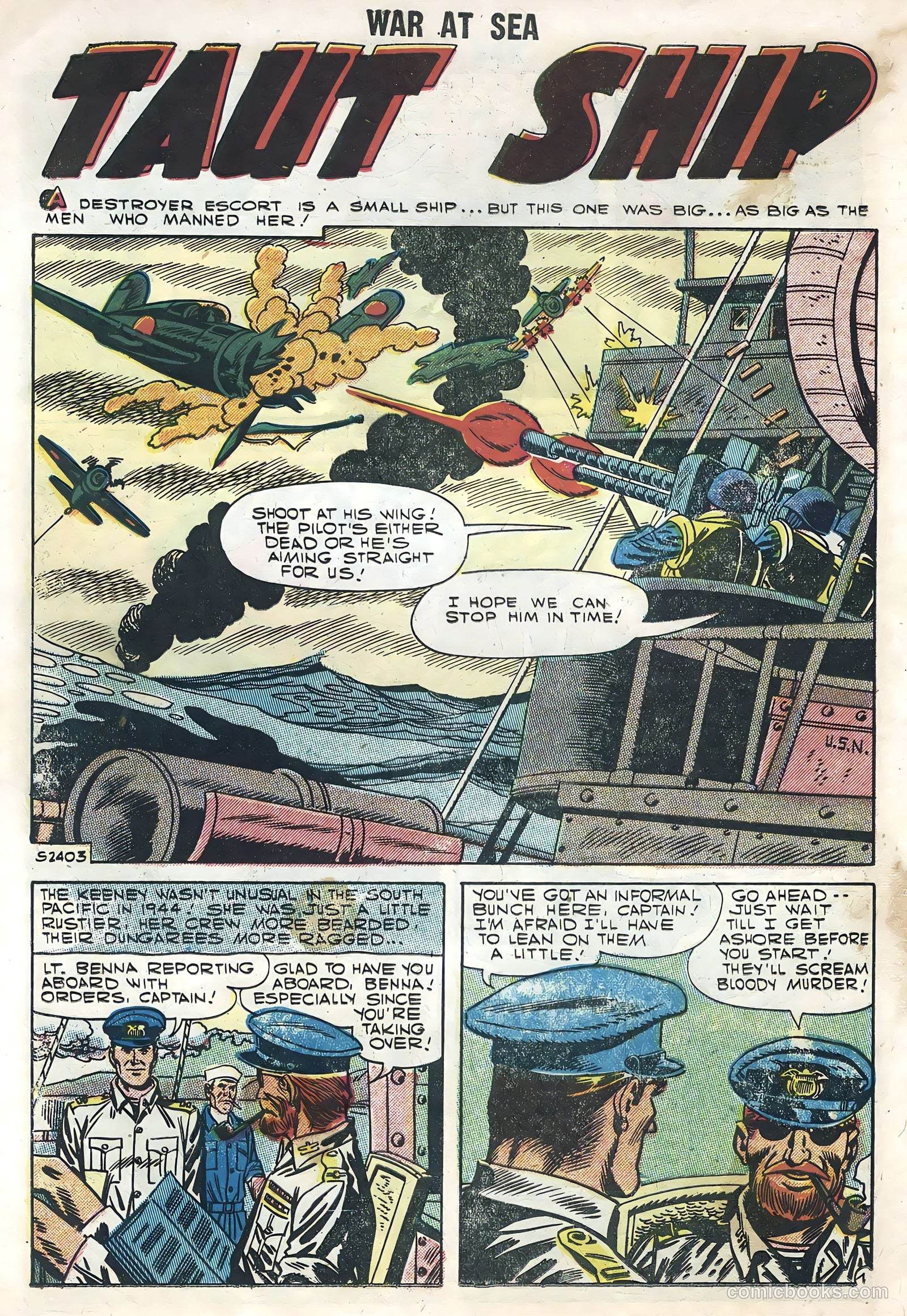 War at Sea #23 (1957) — page 14 of 36
