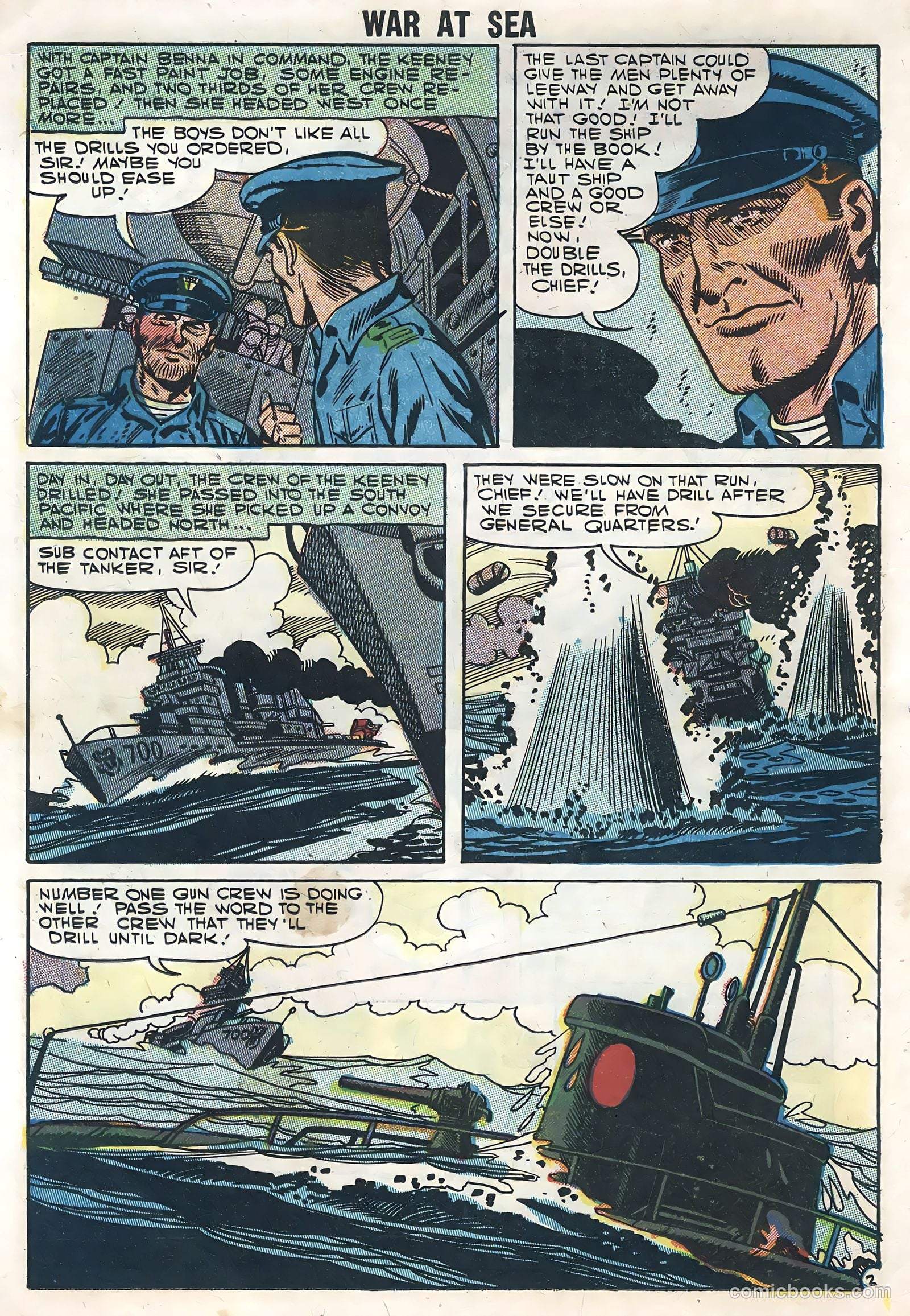 War at Sea #23 (1957) — page 16 of 36