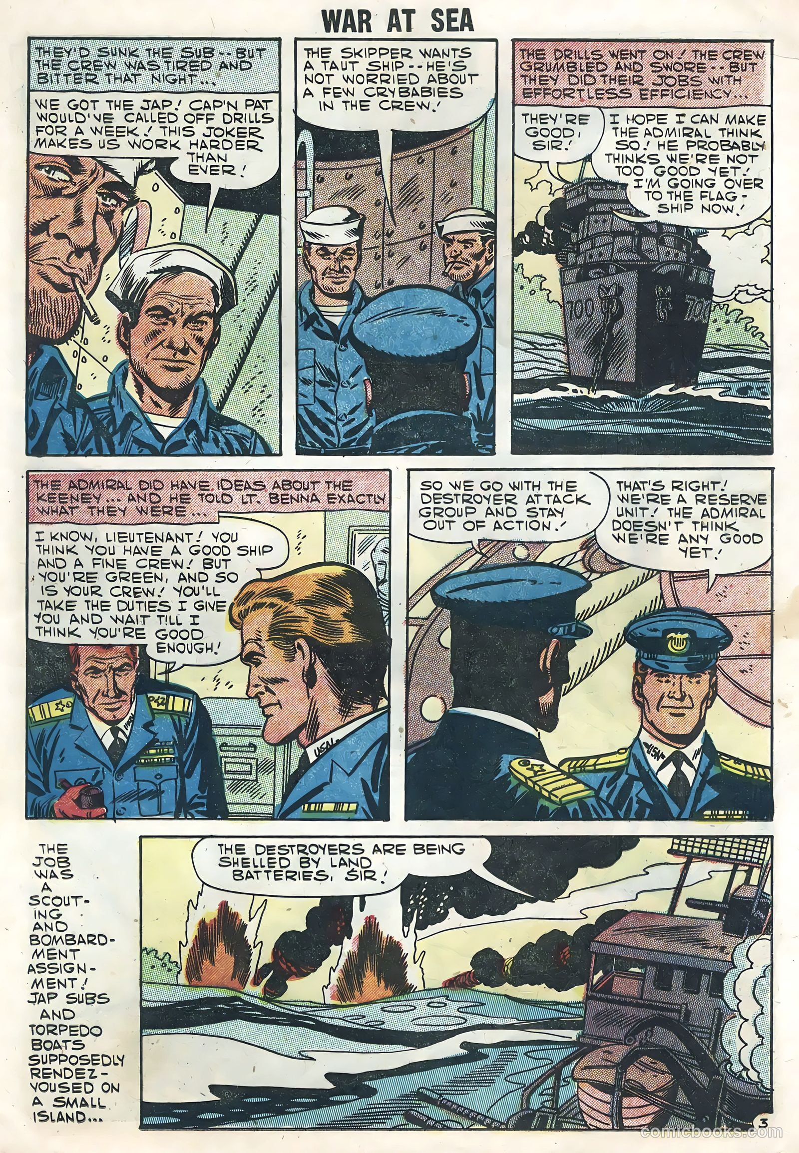 War at Sea #23 (1957) — page 17 of 36