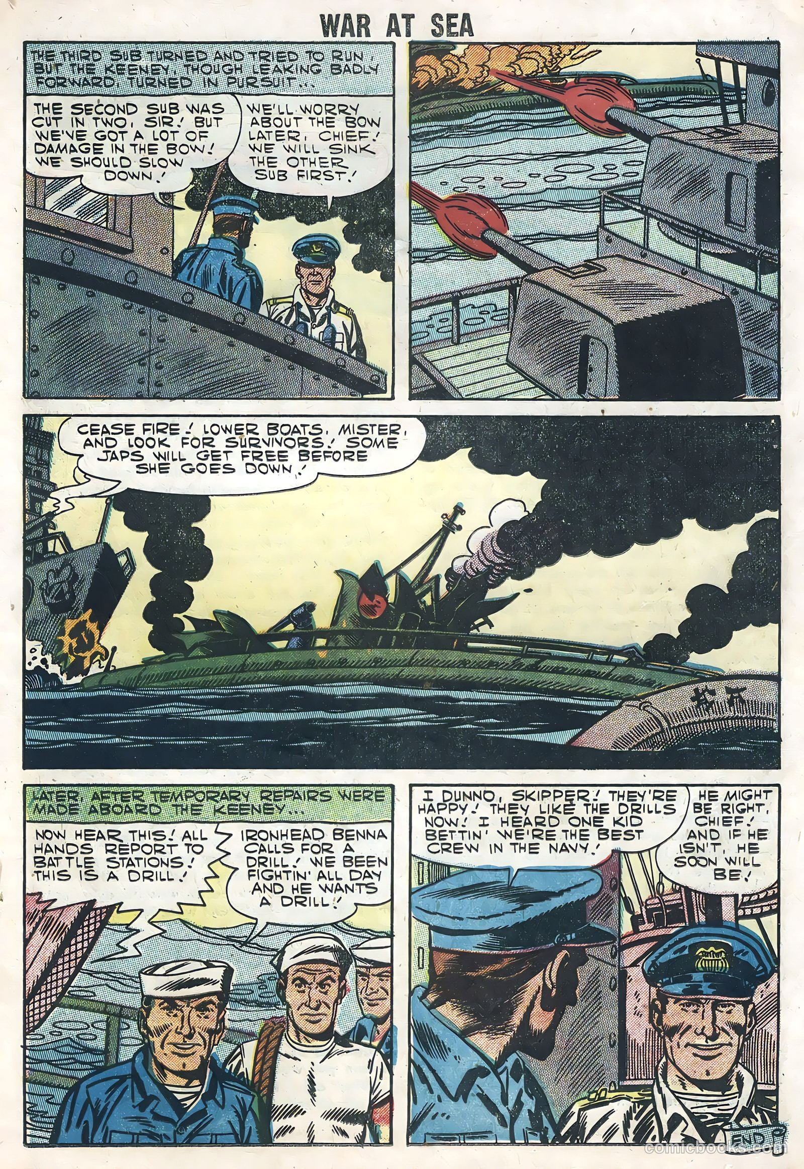 War at Sea #23 (1957) — page 19 of 36