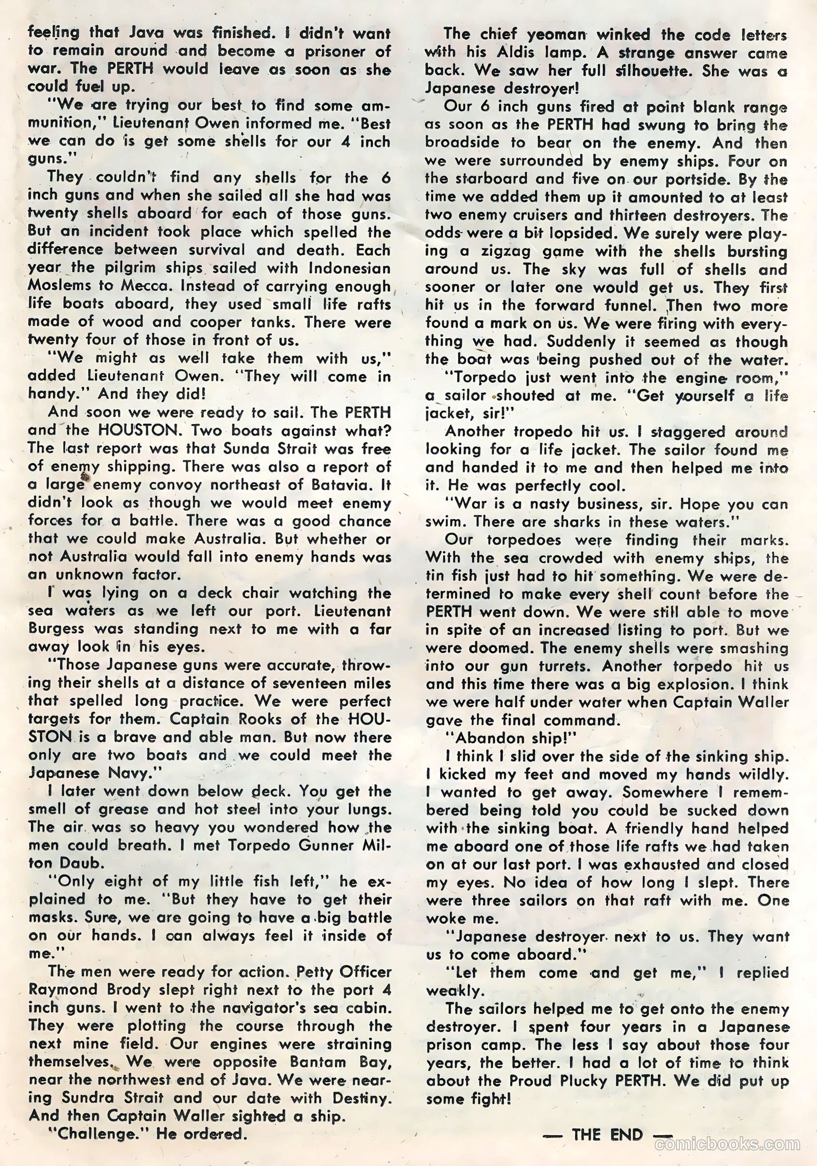War at Sea #23 (1957) — page 21 of 36