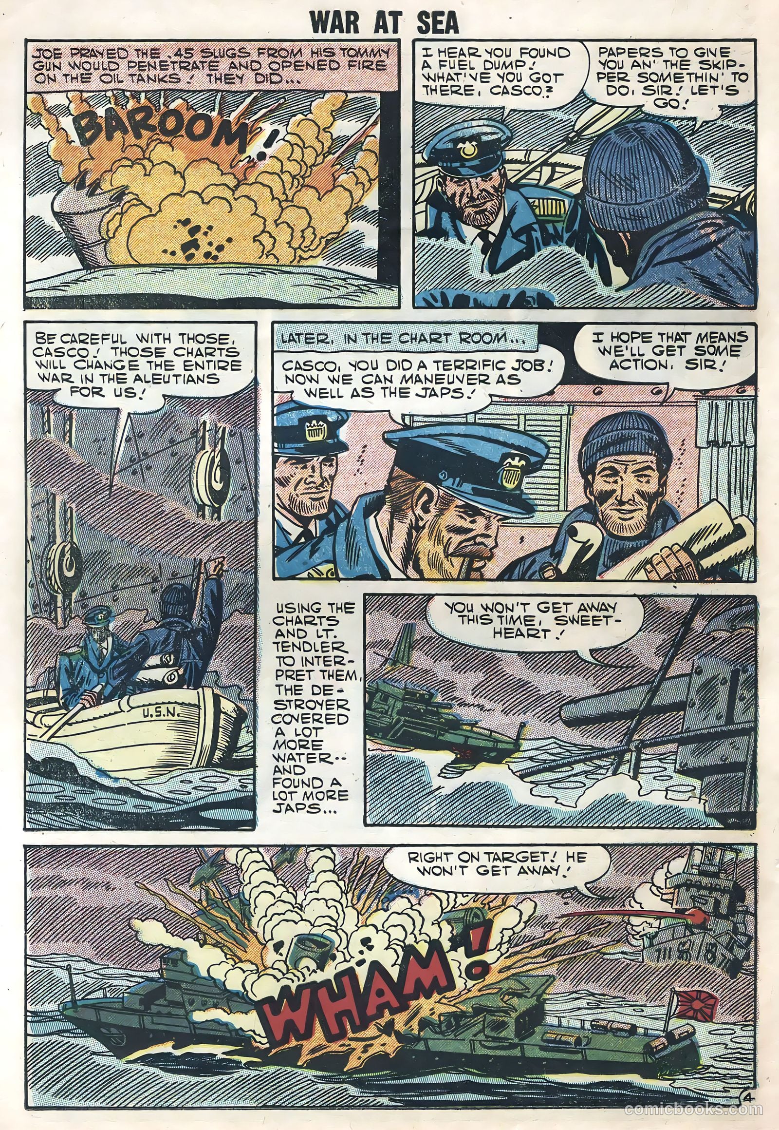 War at Sea #23 (1957) — page 26 of 36