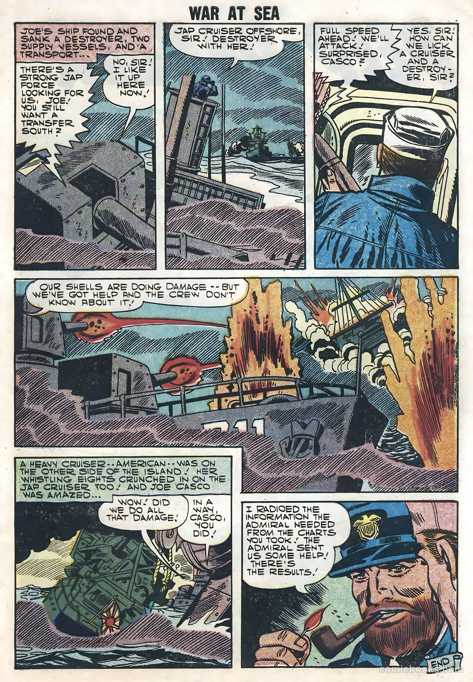 War at Sea #23 (1957) — page 27 of 36