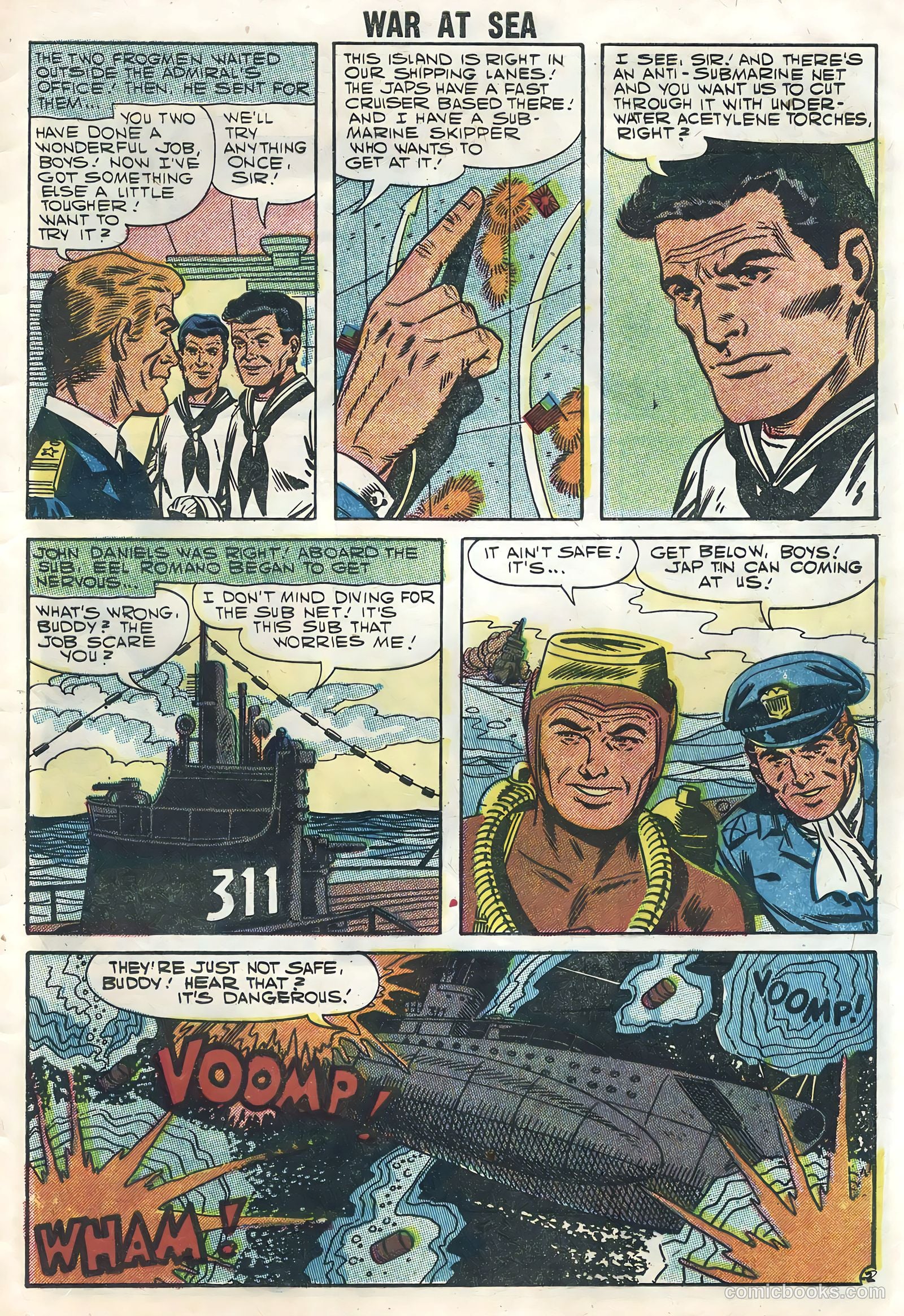 War at Sea #23 (1957) — page 29 of 36