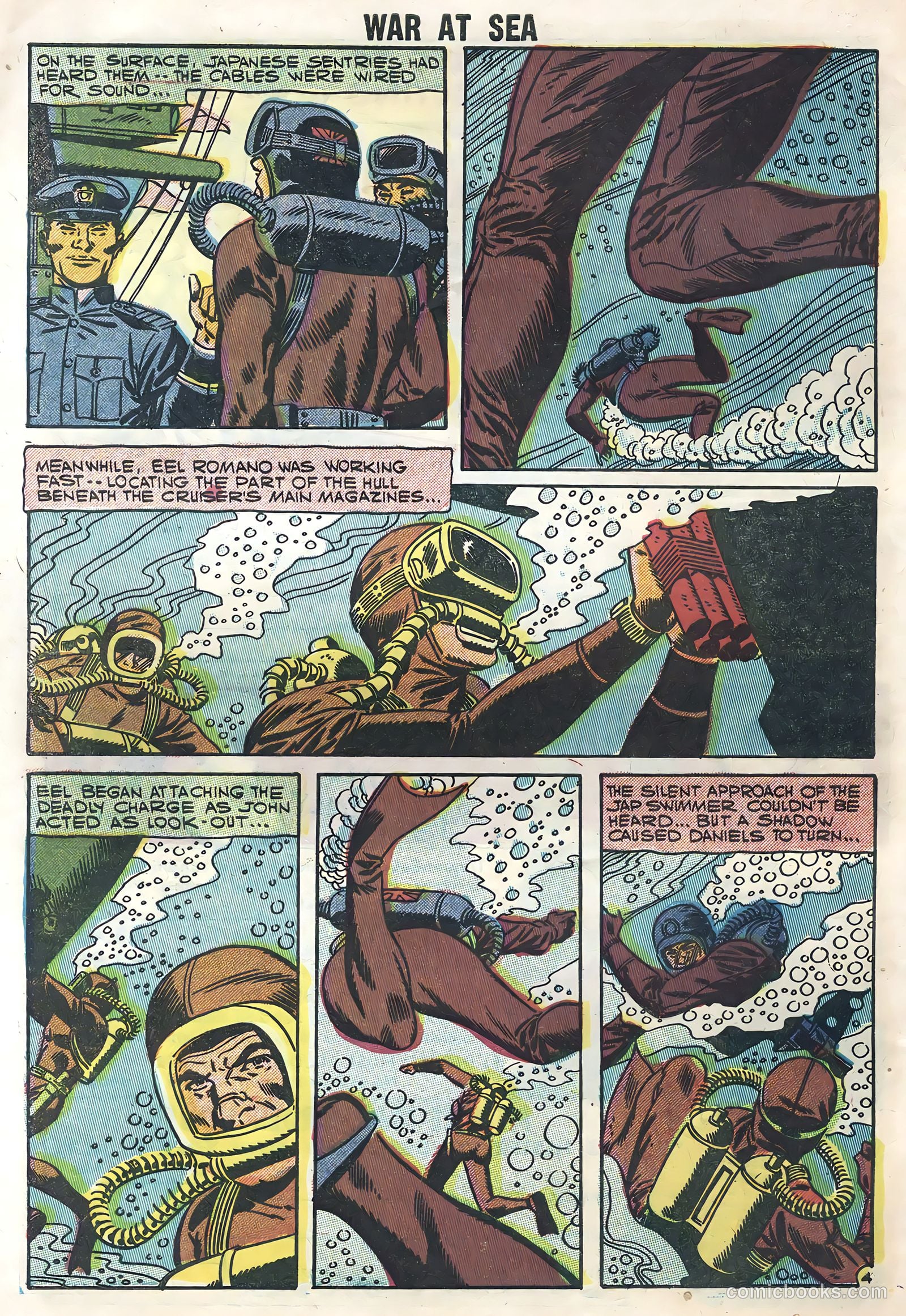 War at Sea #23 (1957) — page 32 of 36