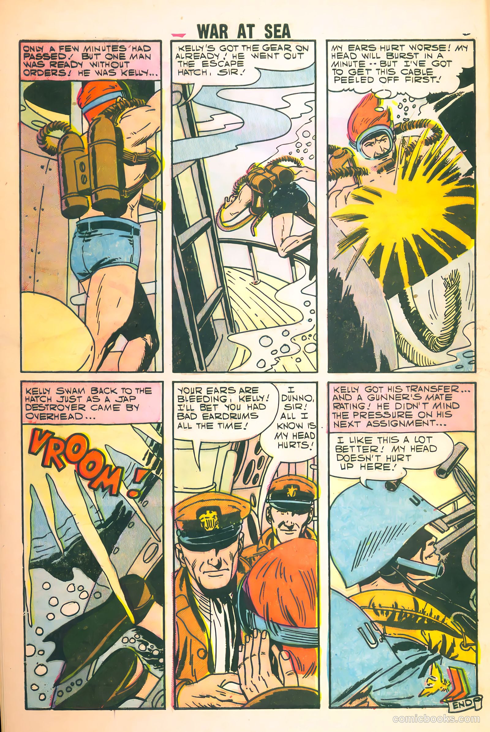 War at Sea #24 (1958) — page 8 of 36