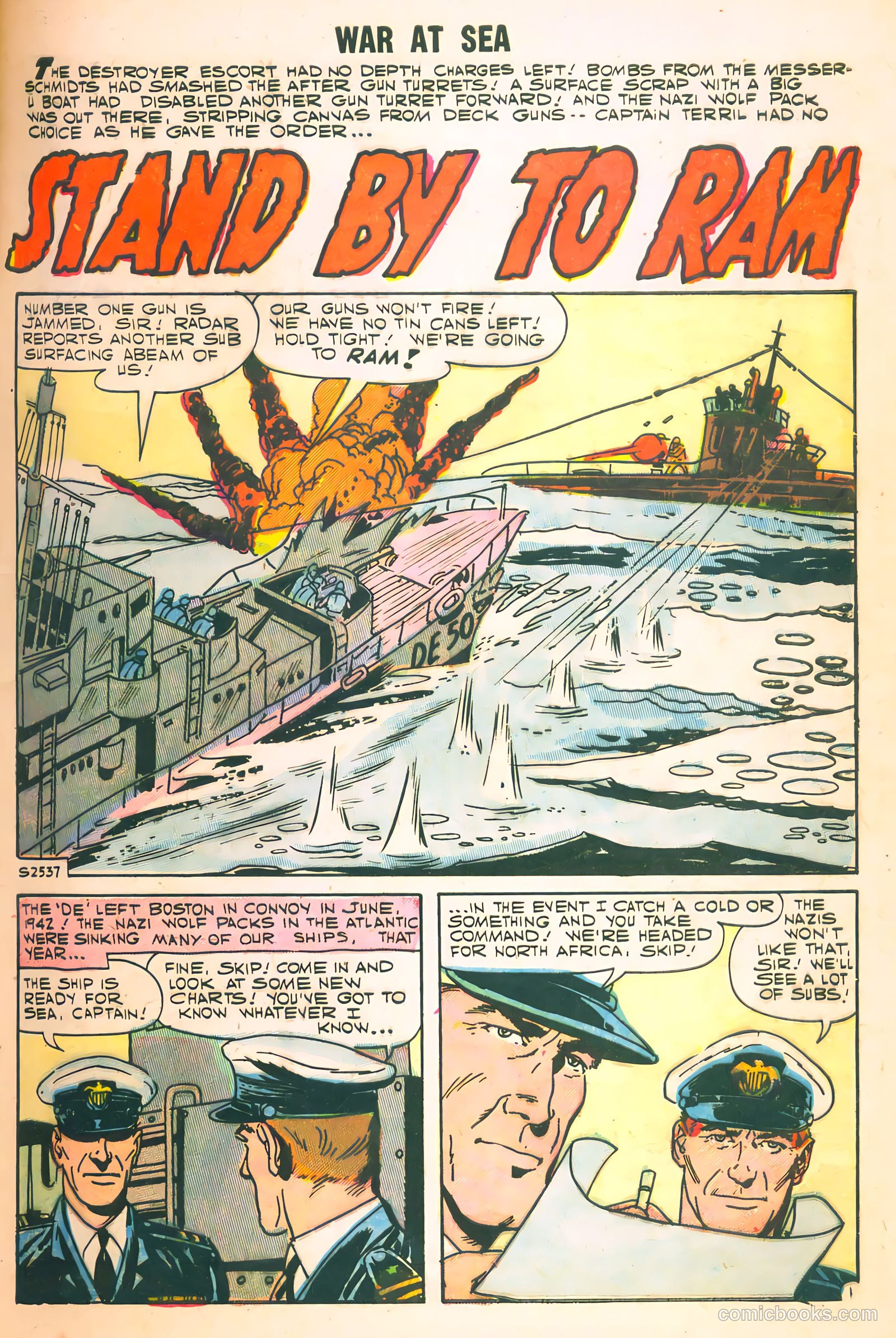 War at Sea #24 (1958) — page 9 of 36