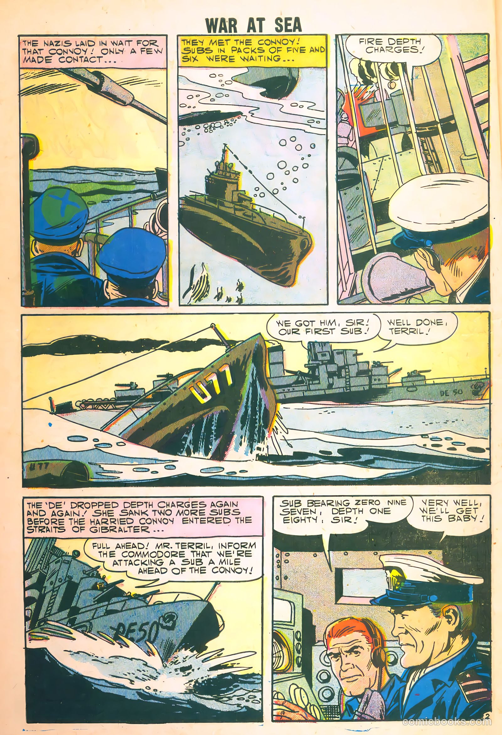 War at Sea #24 (1958) — page 10 of 36
