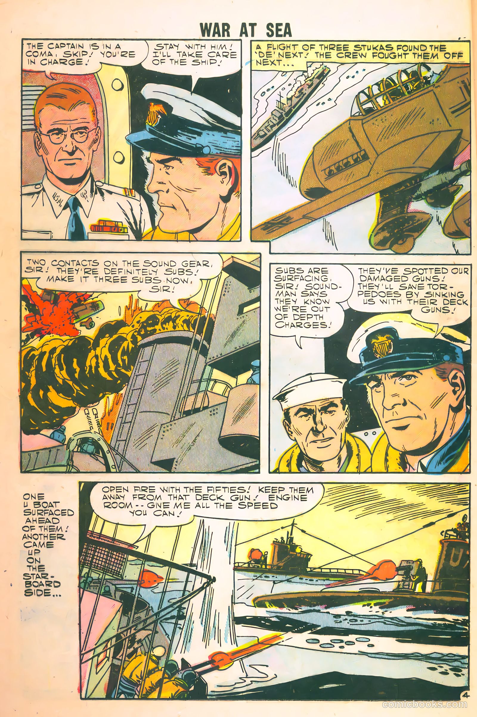 War at Sea #24 (1958) — page 12 of 36