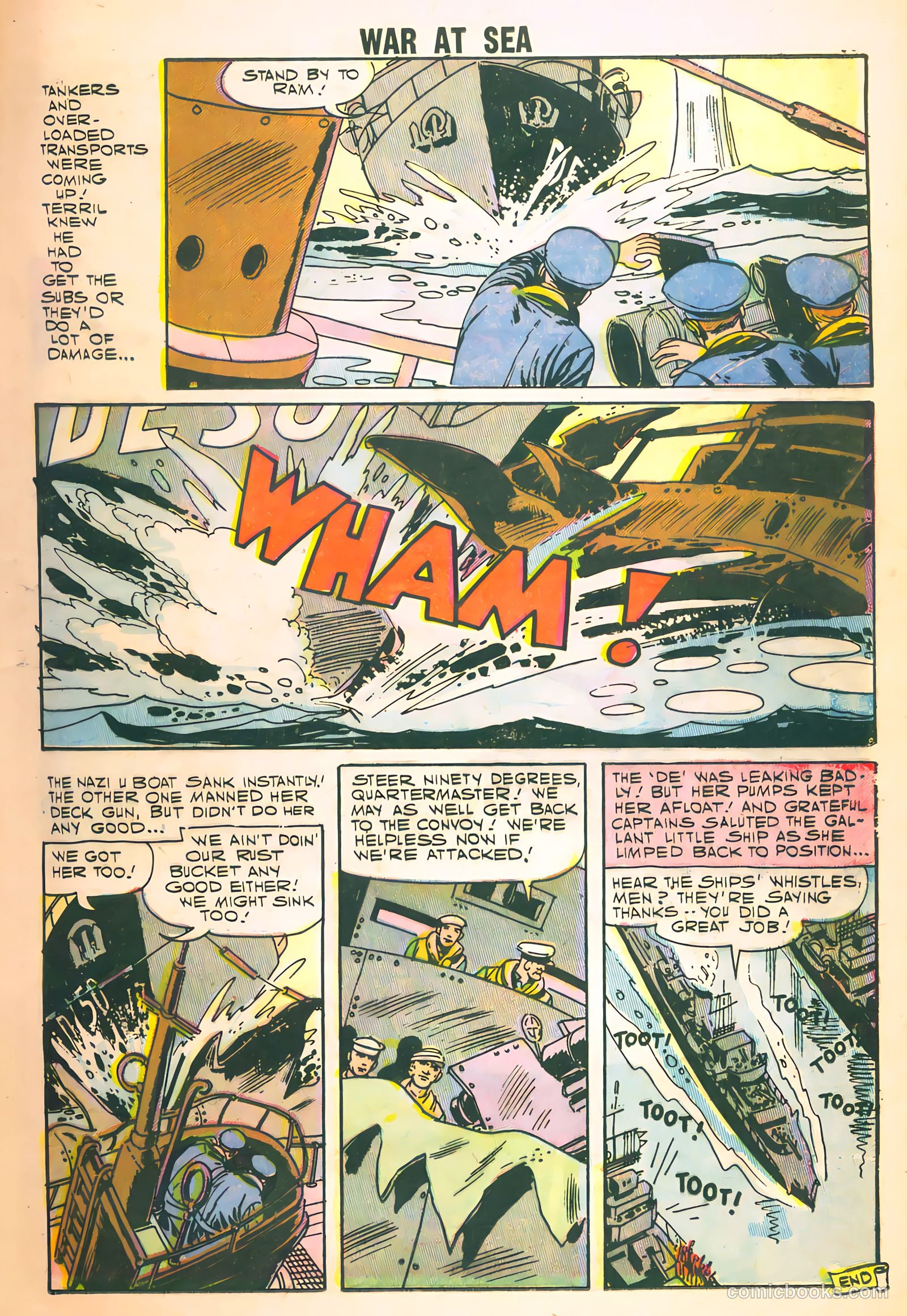 War at Sea #24 (1958) — page 13 of 36