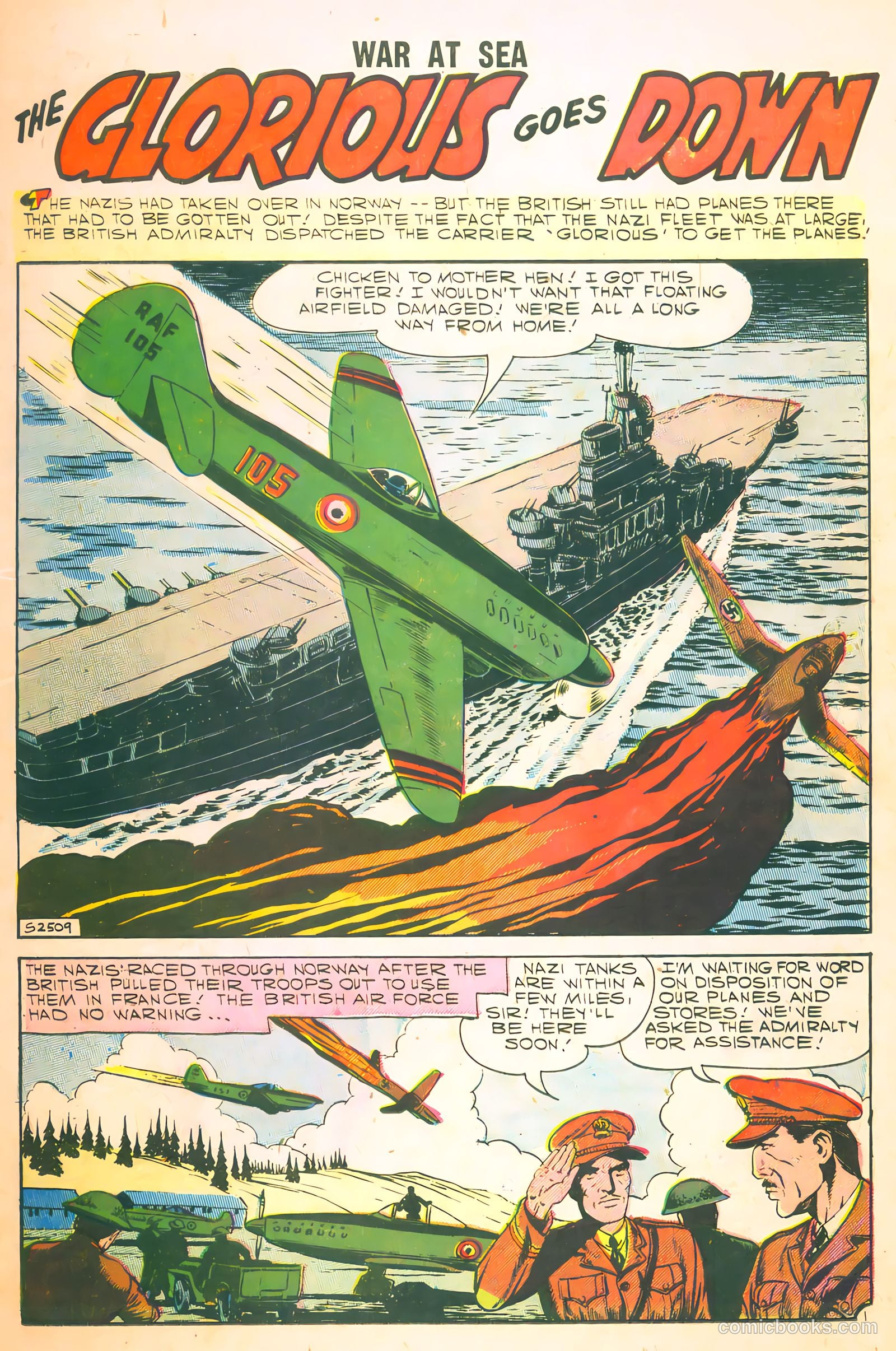 War at Sea #24 (1958) — page 23 of 36