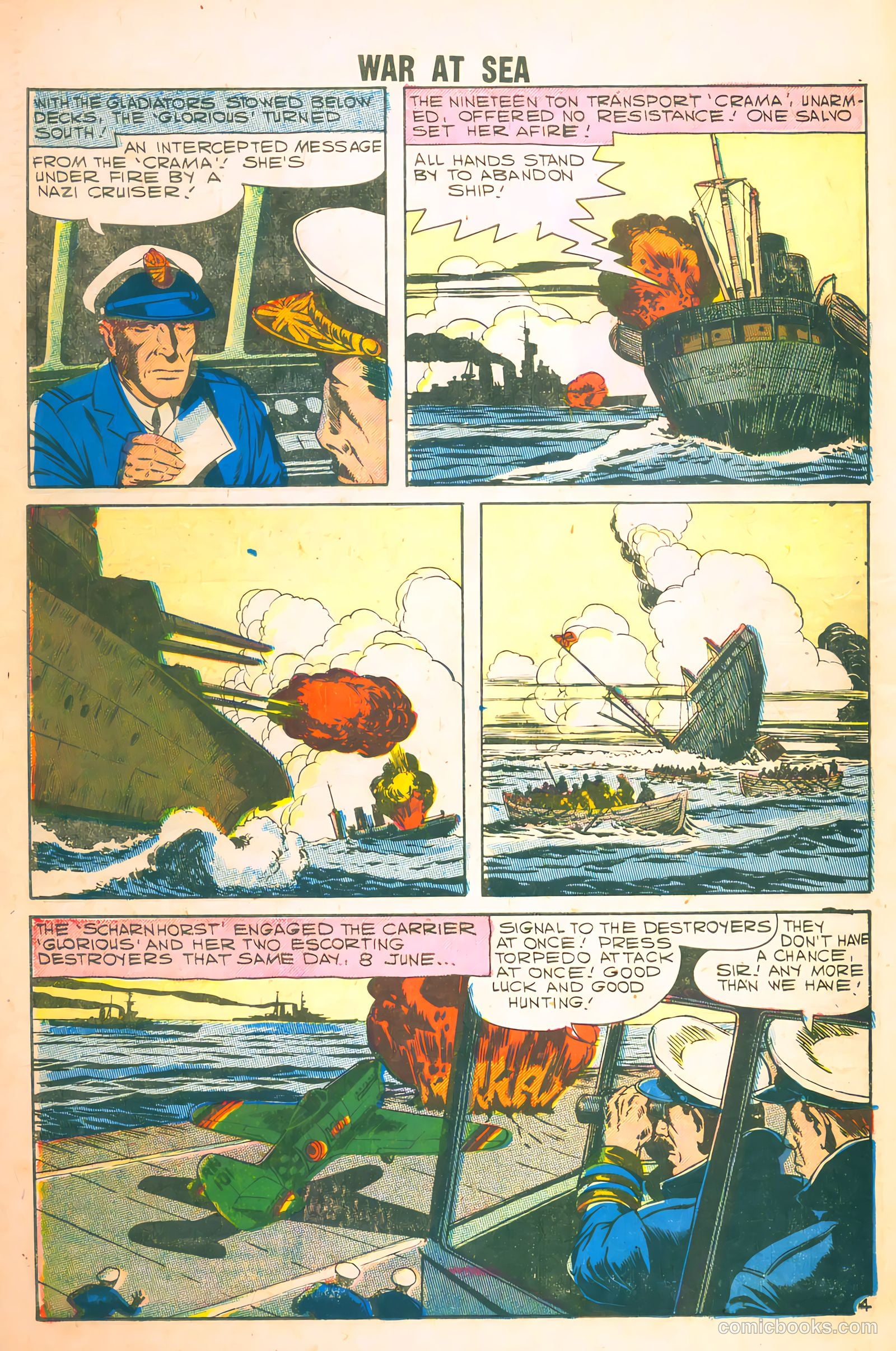 War at Sea #24 (1958) — page 26 of 36