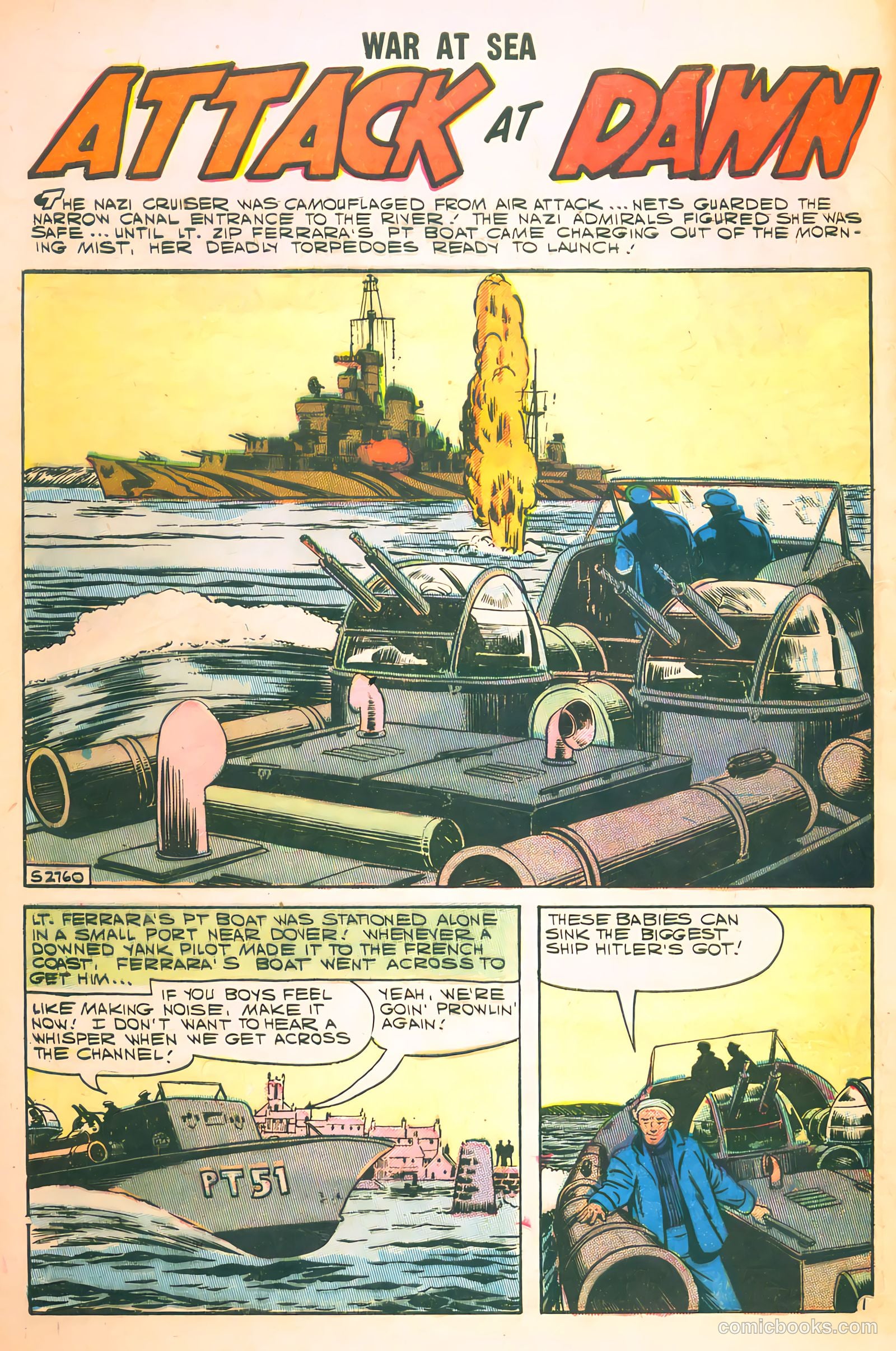 War at Sea #24 (1958) — page 28 of 36