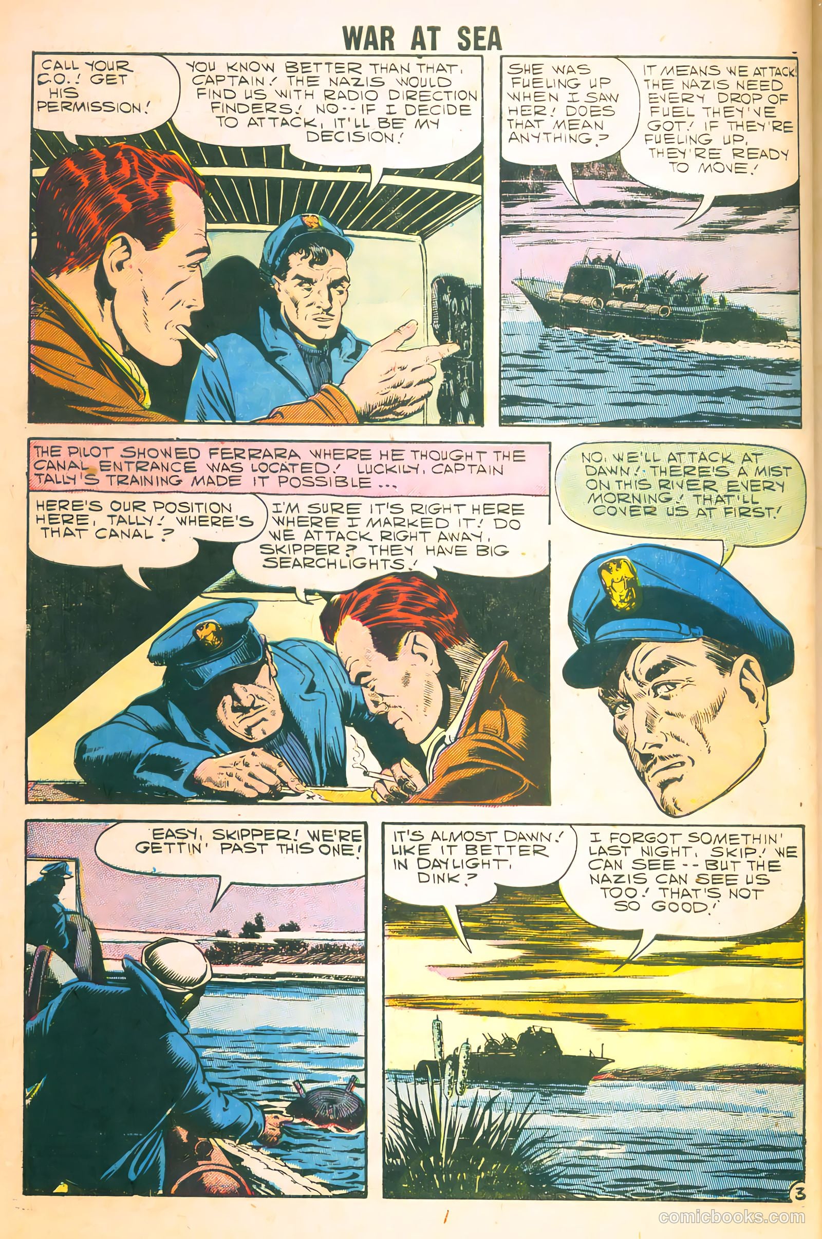 War at Sea #24 (1958) — page 30 of 36